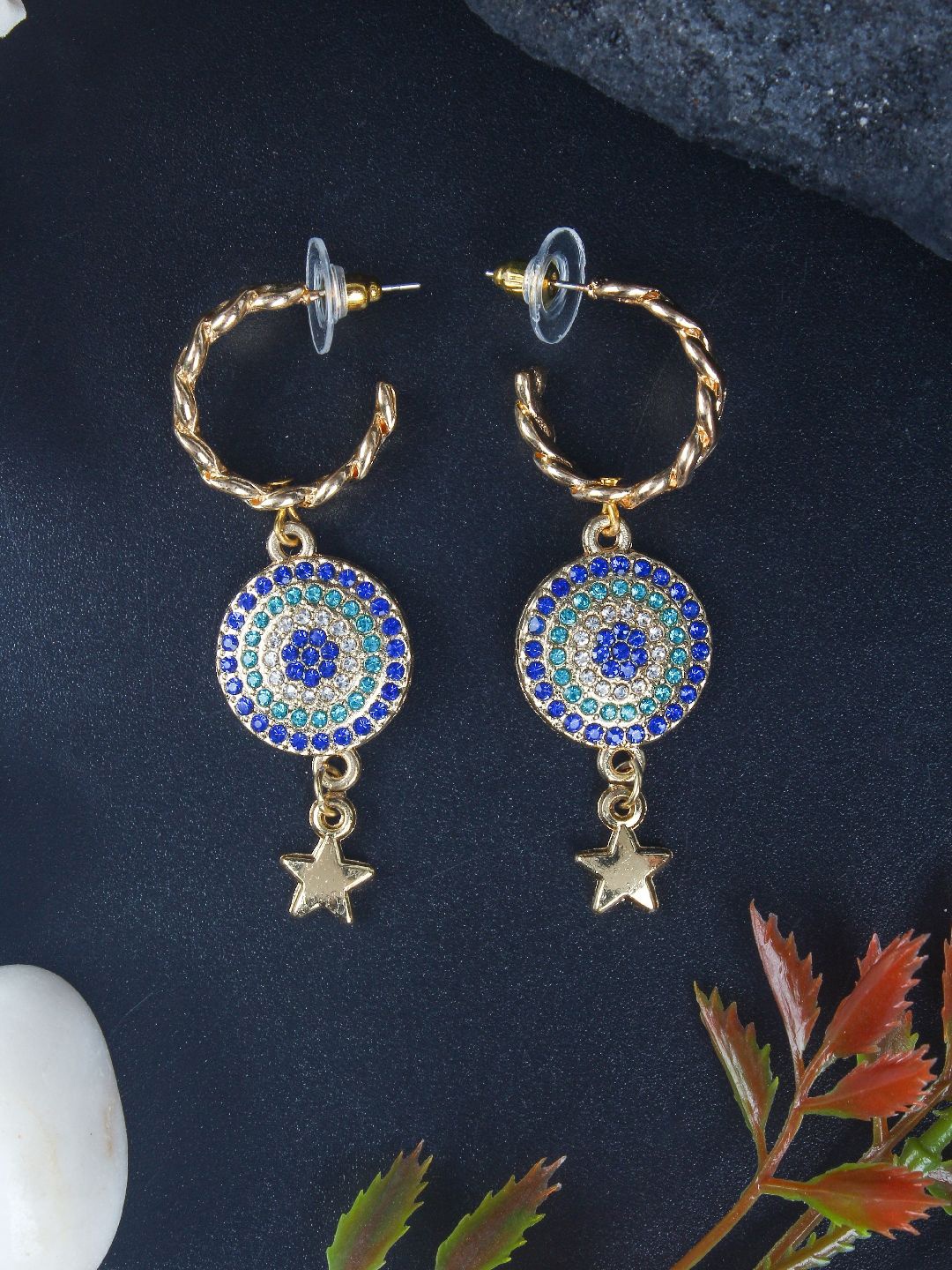 

KPOP Contemporary Drop Earrings, Gold