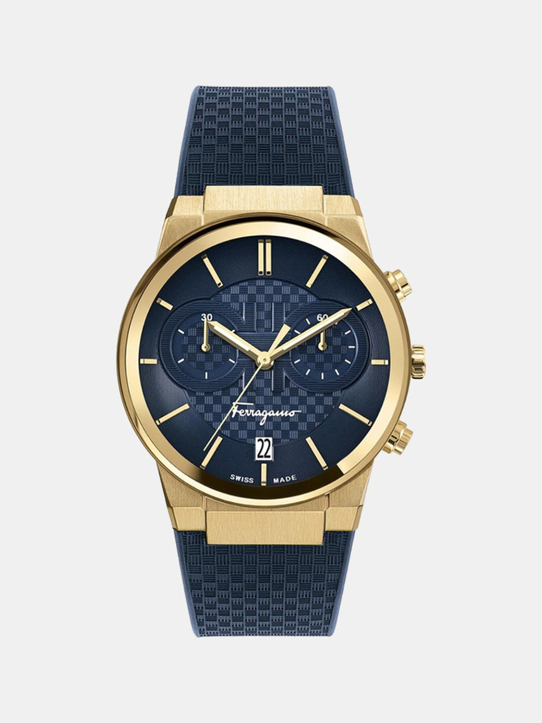 

Ferragamo Men Dial & Straps Analogue Watch SFME00221, Blue
