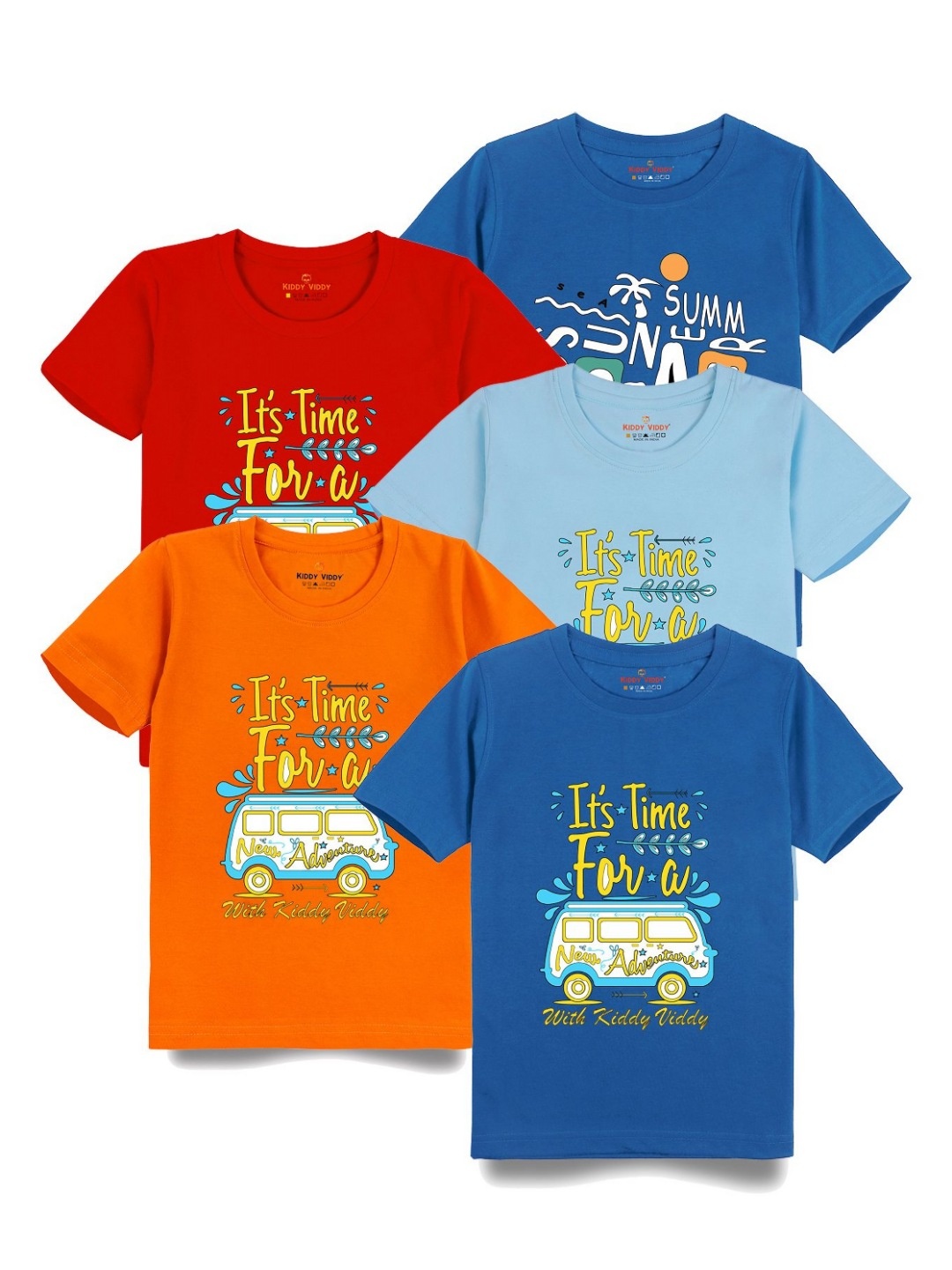 

AUSK Boys 5 Printed Applique T-shirt, Teal