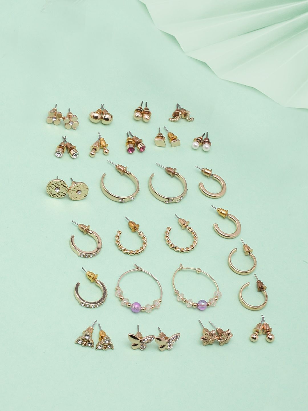 

KPOP Contemporary Drop Earrings, Gold