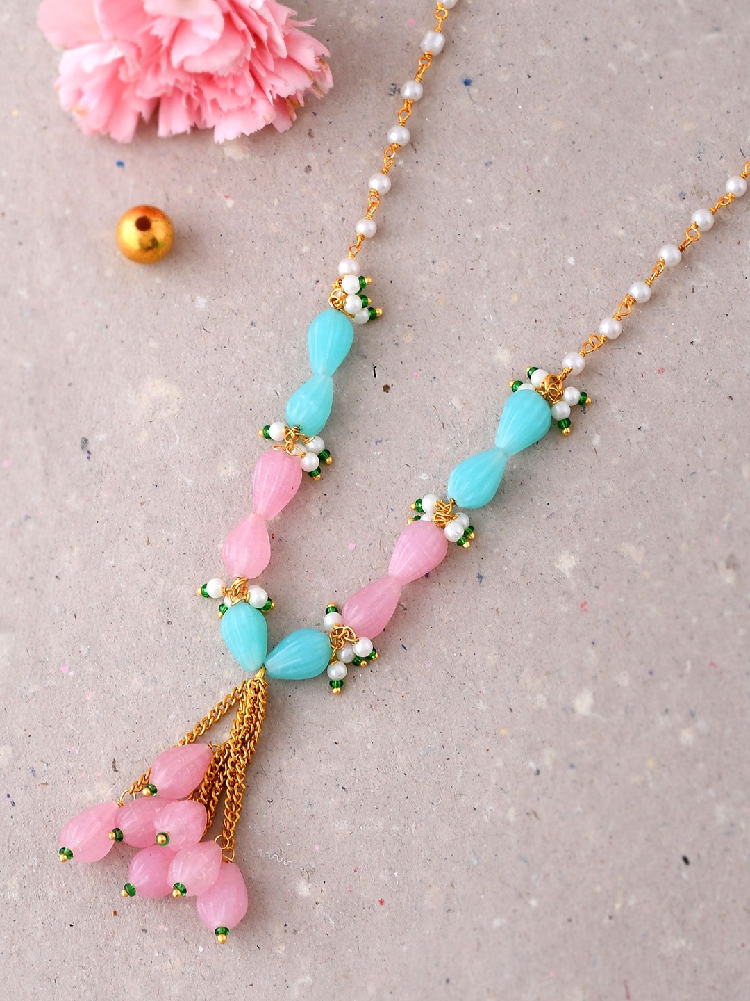 

DASTOOR Brass Gold-Plated Necklace
