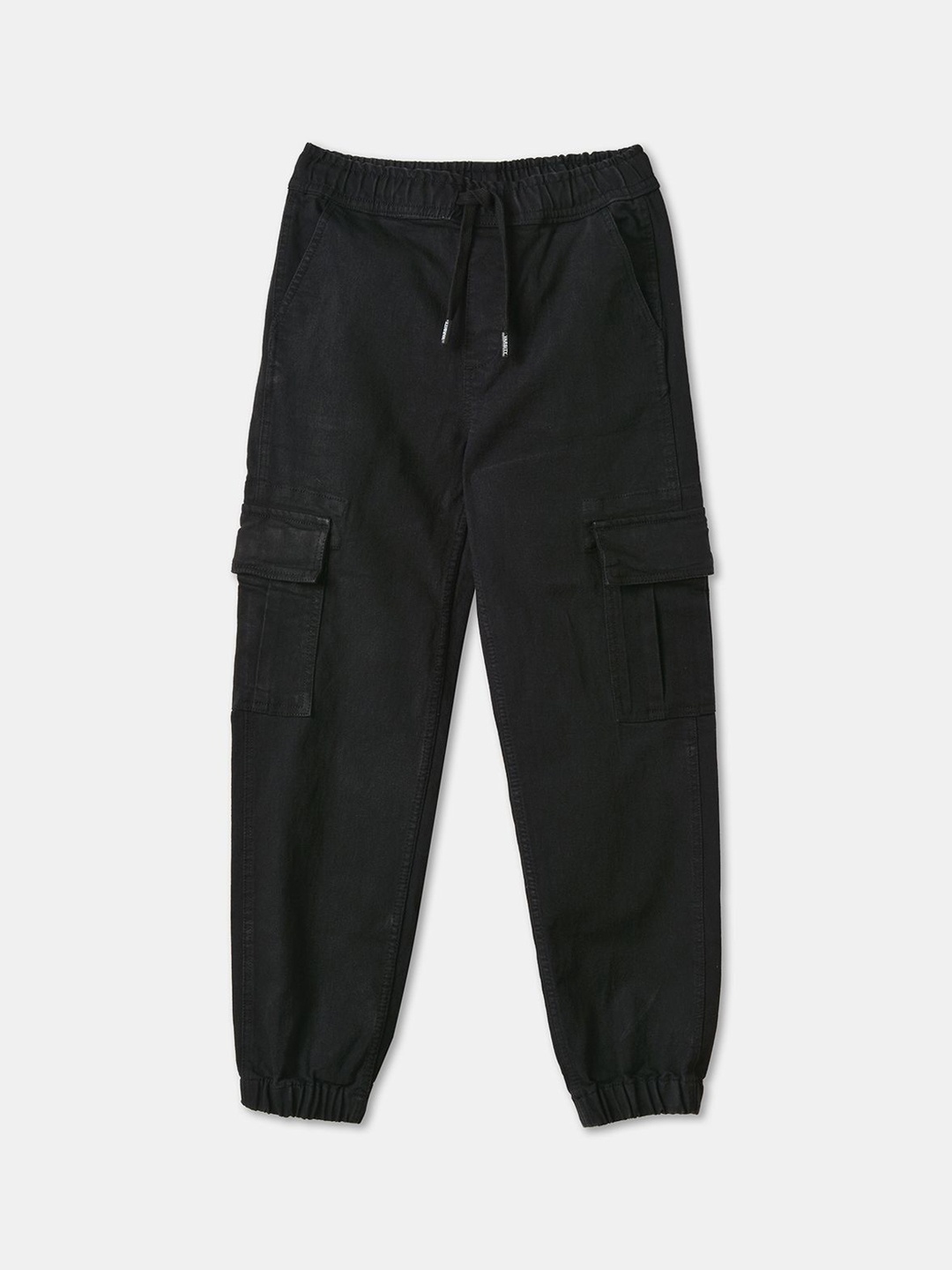 

R&B Boys Straight Fit Jogger Jeans, Black