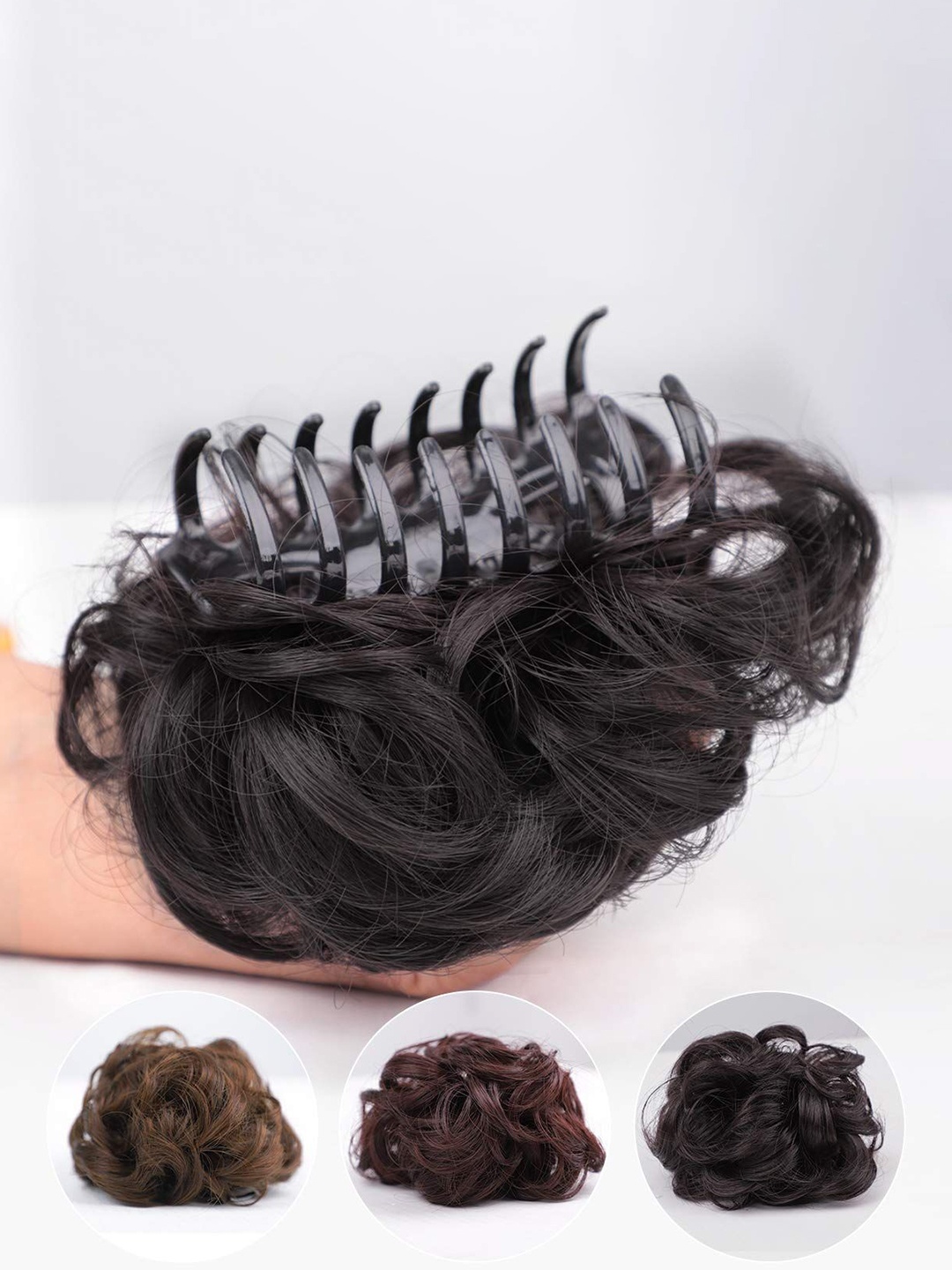 

D-Divine Curls Messy Bun Hair Extension- Black