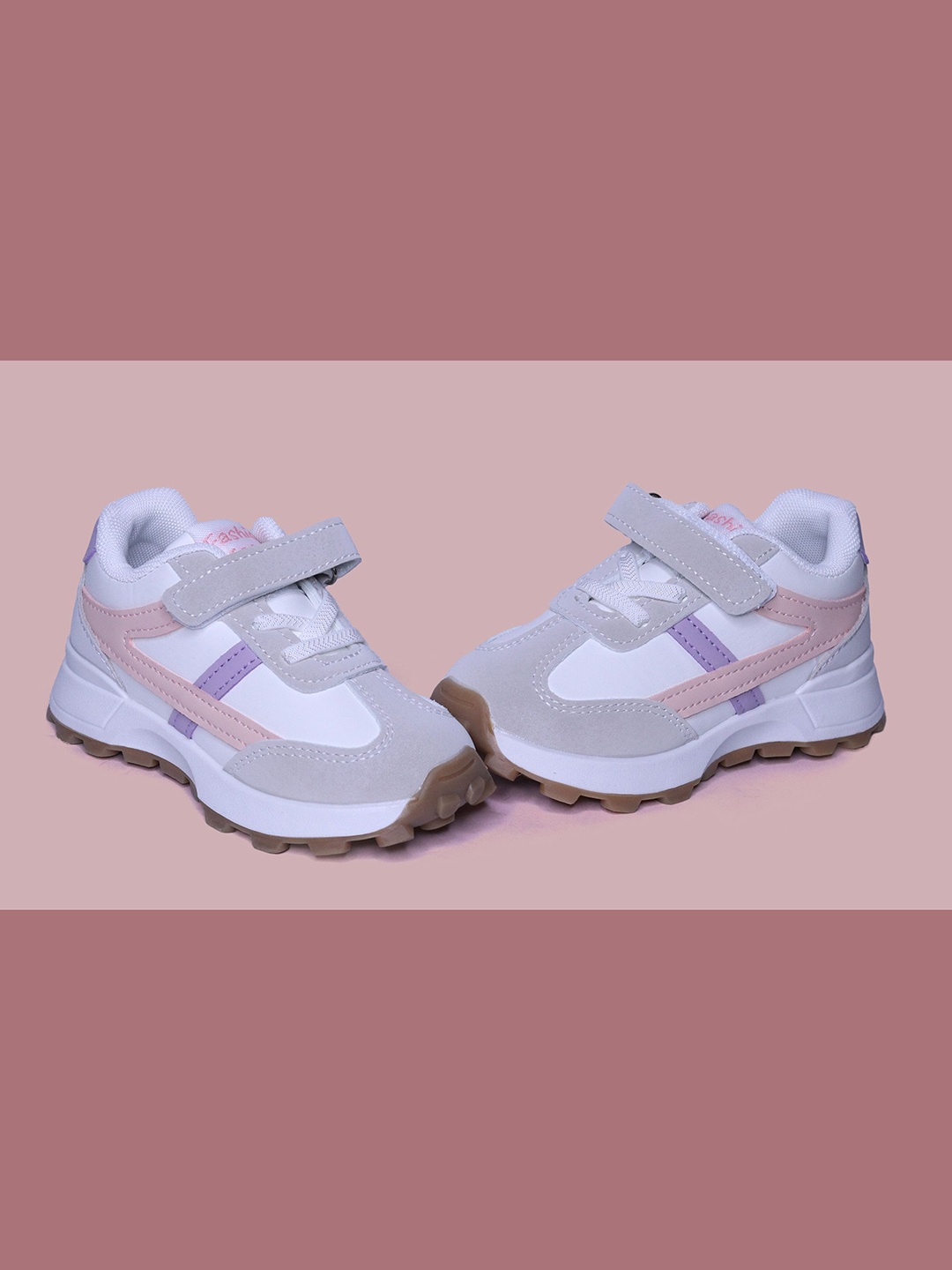 

BAESD Girls PU Sneakers, Pink