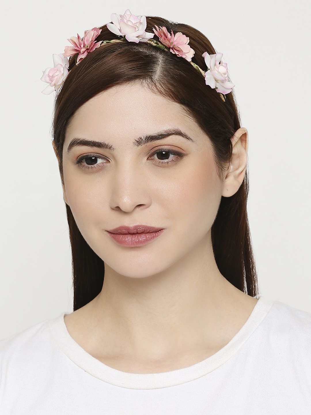 

fabula Women Floral Hairband, Pink