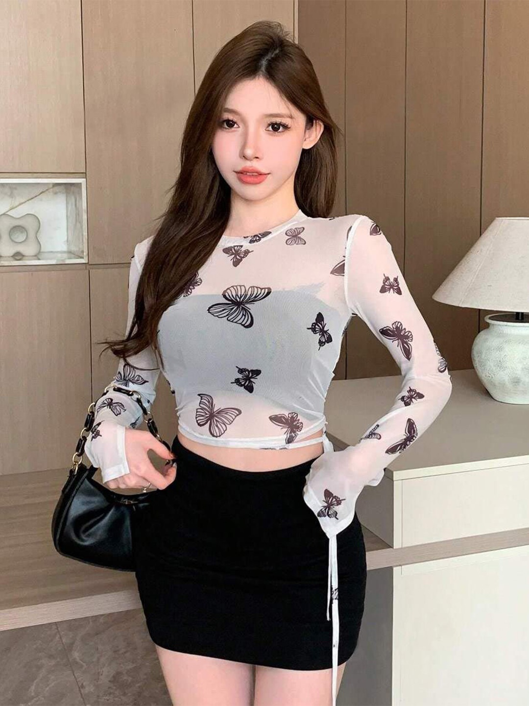

White World Women Graphic Printed Round Neck Top
