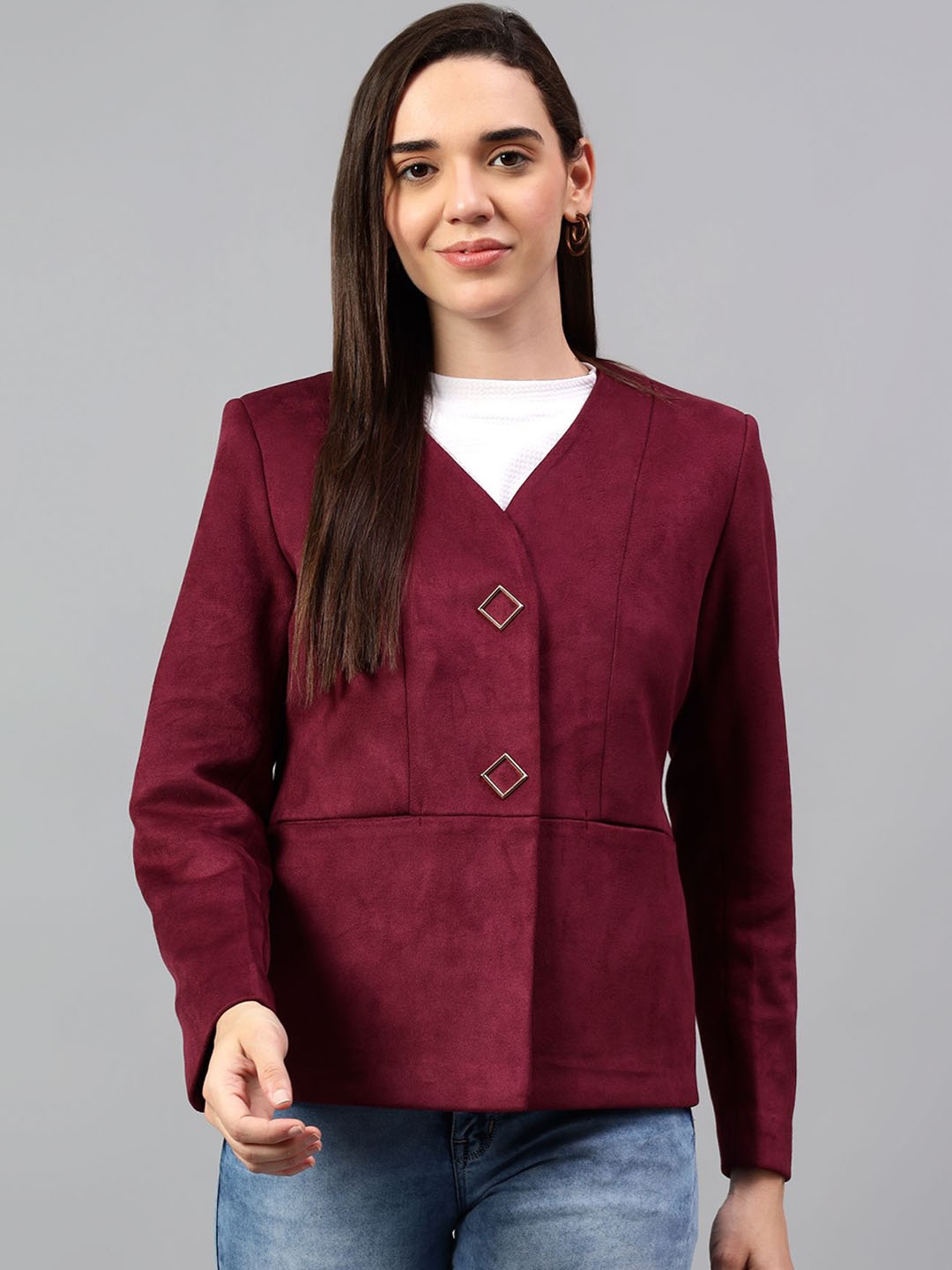 

Cantabil Single Breasted Blazer, Maroon