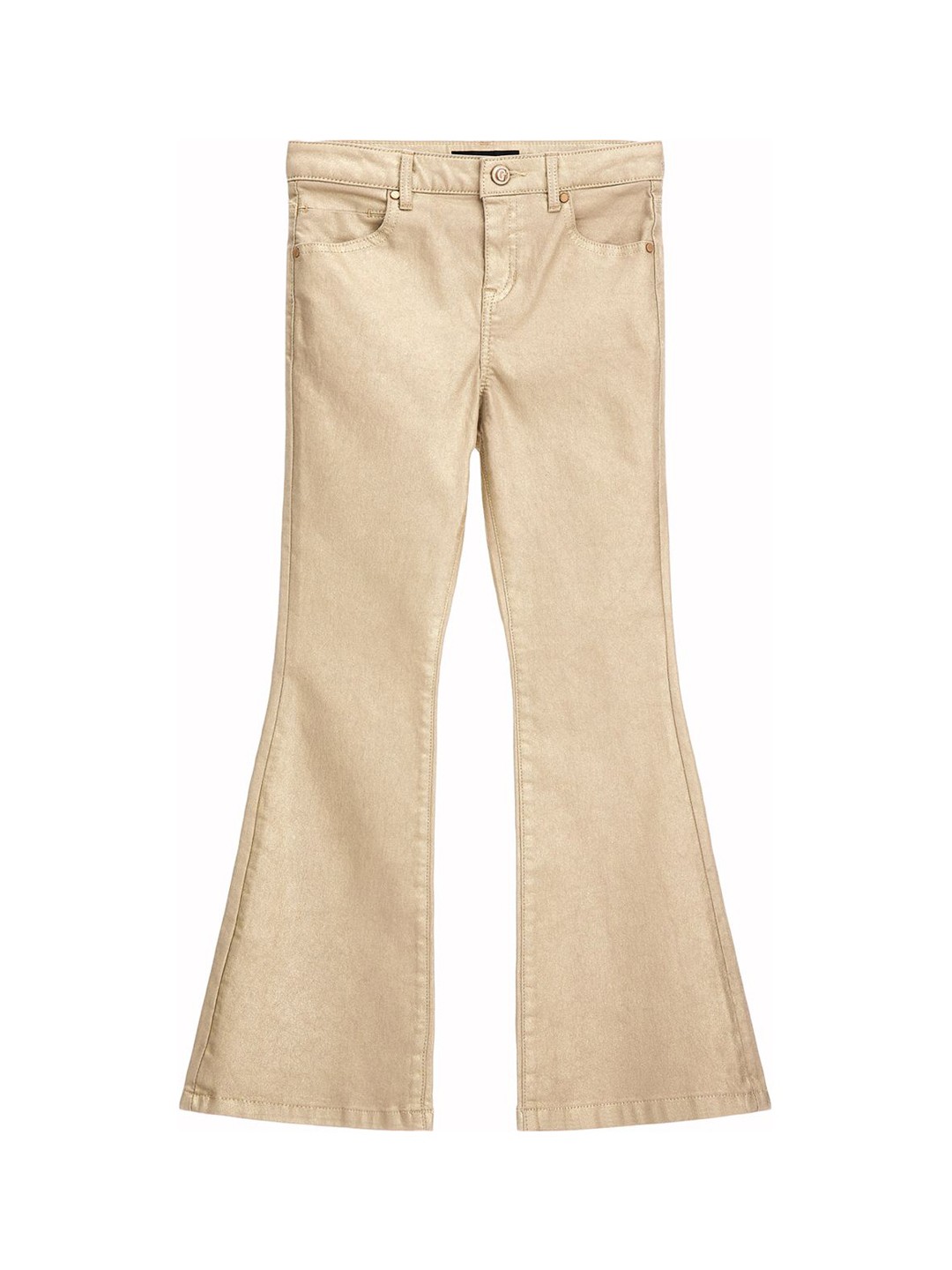 

GUESS kids Girls Solid Trousers, Beige
