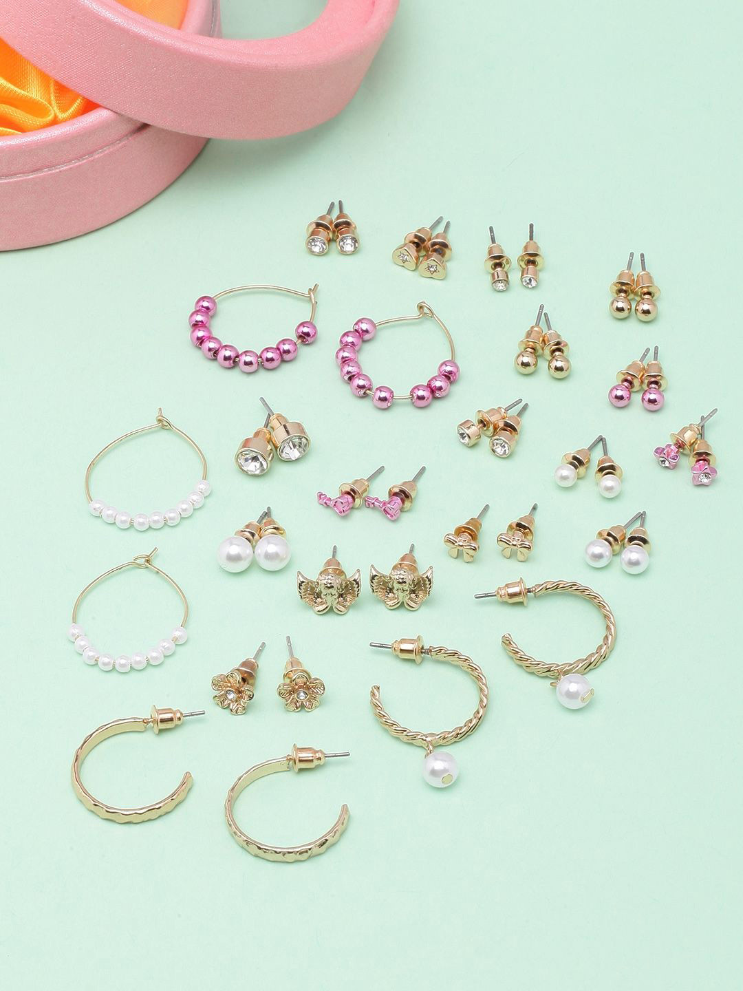 

KPOP Contemporary Drop Earrings, Gold