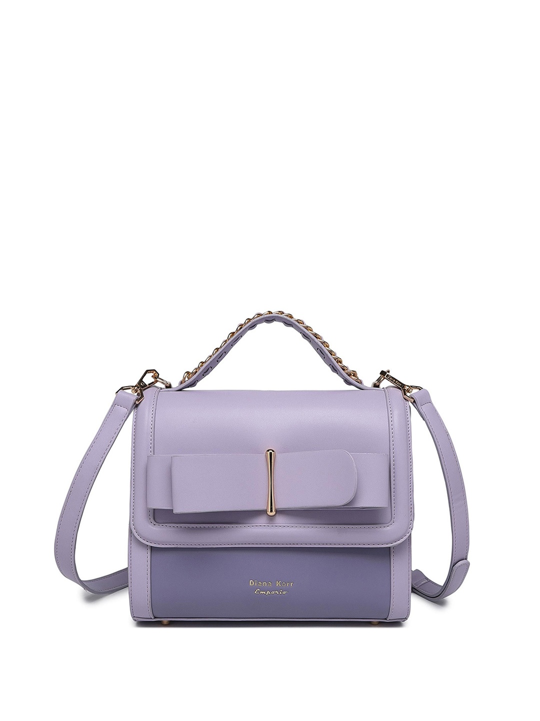 

Diana Korr PU Structured Handheld Bag, Purple