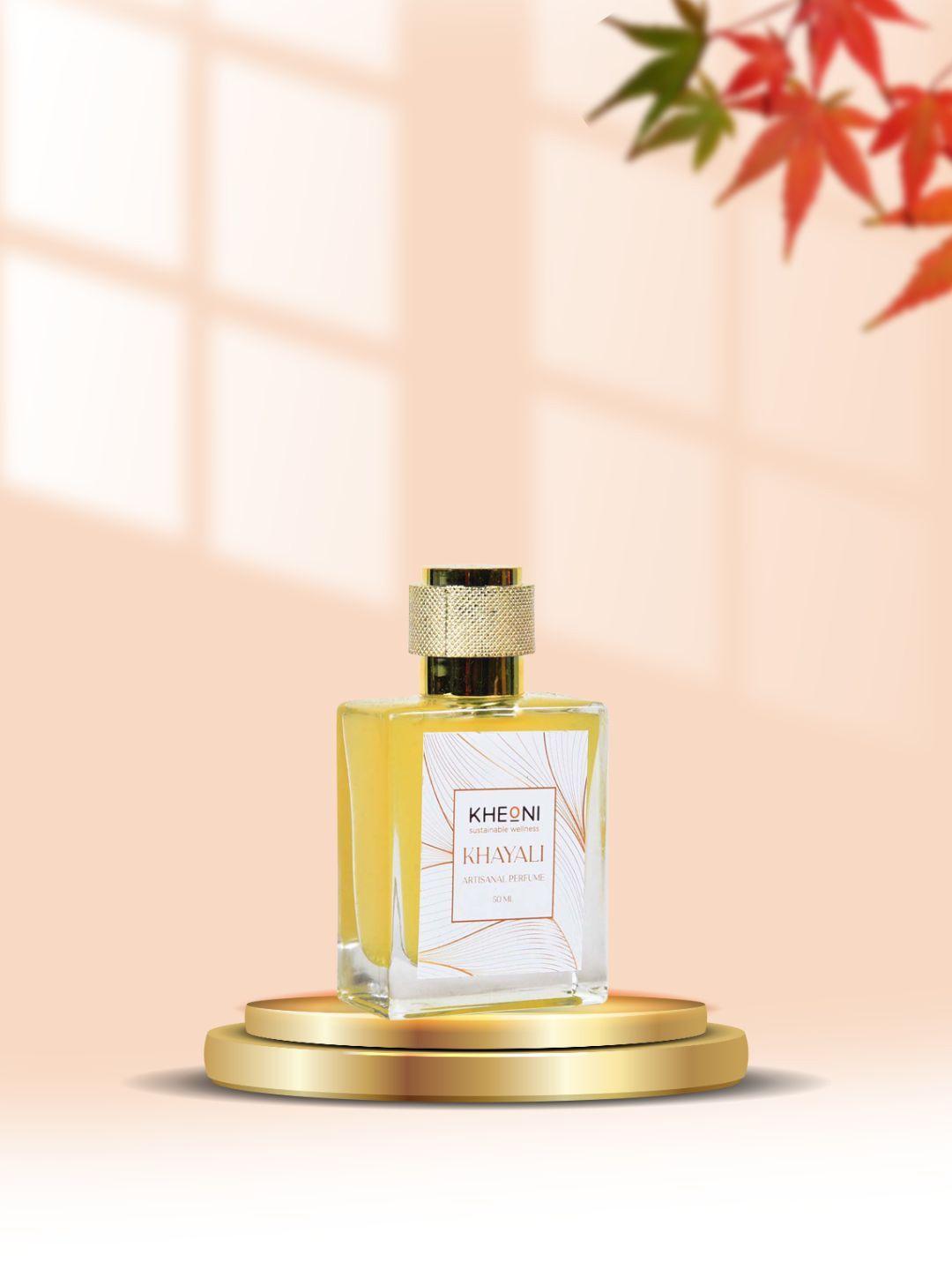 

Kheoni Khayali Artisanal Natural Eau De Parfum- 50 ml, Yellow