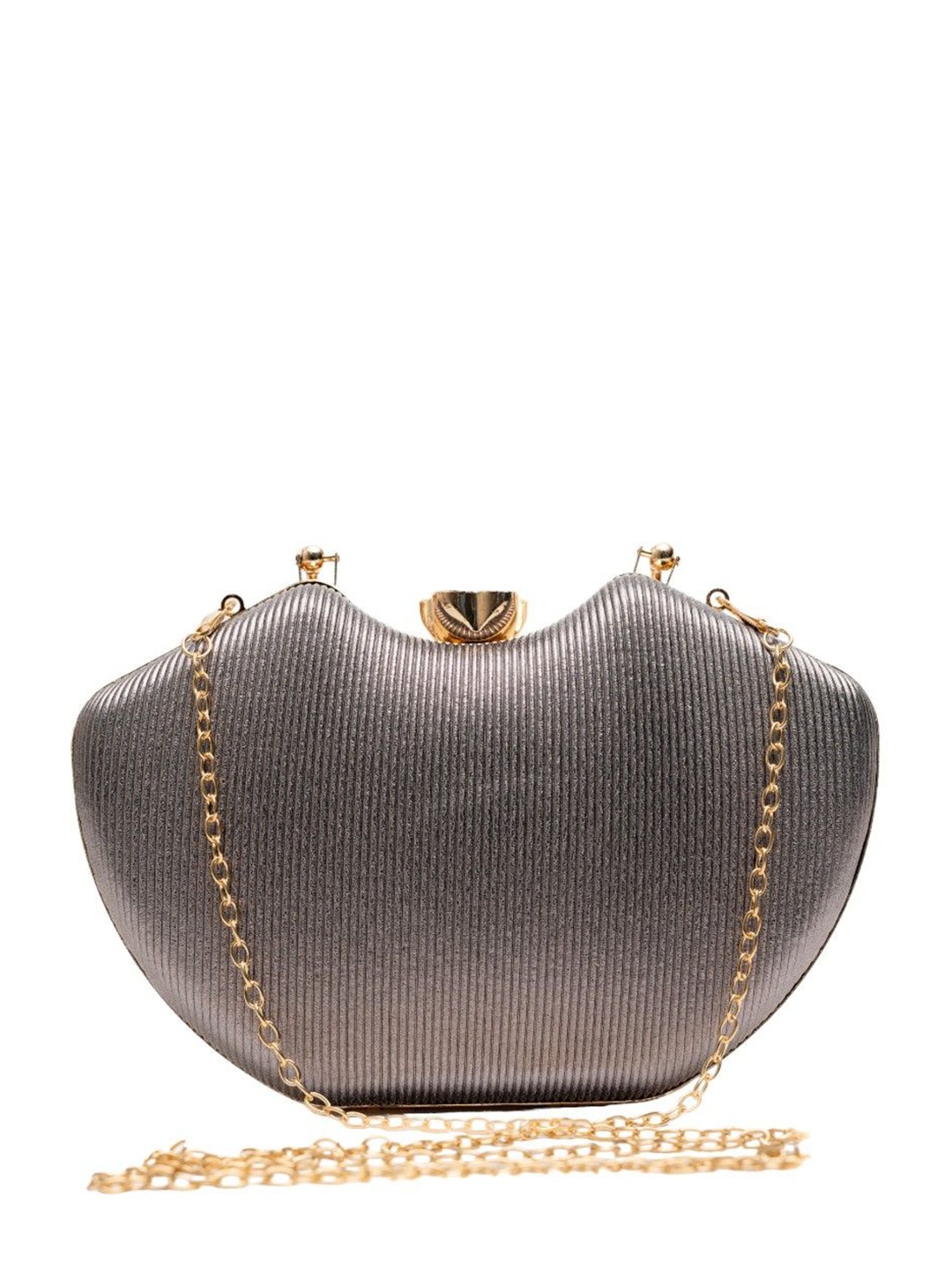 

Vdesi Embellished Box Clutch, Grey