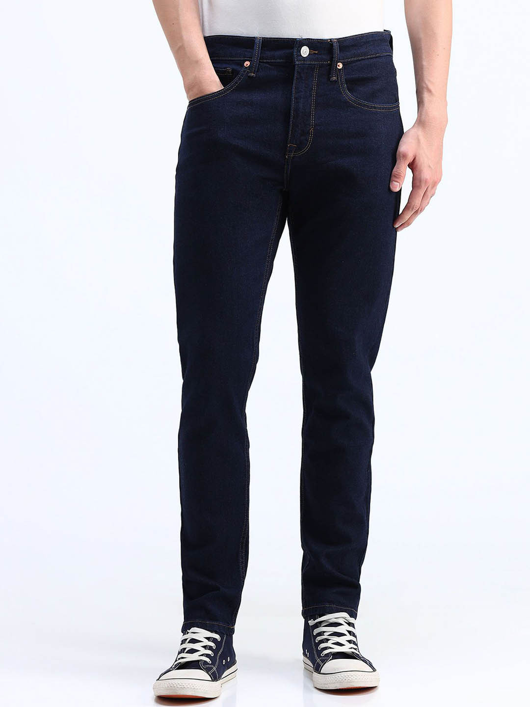 

Flying Machine Men Slim Fit Stretchable Jeans, Blue