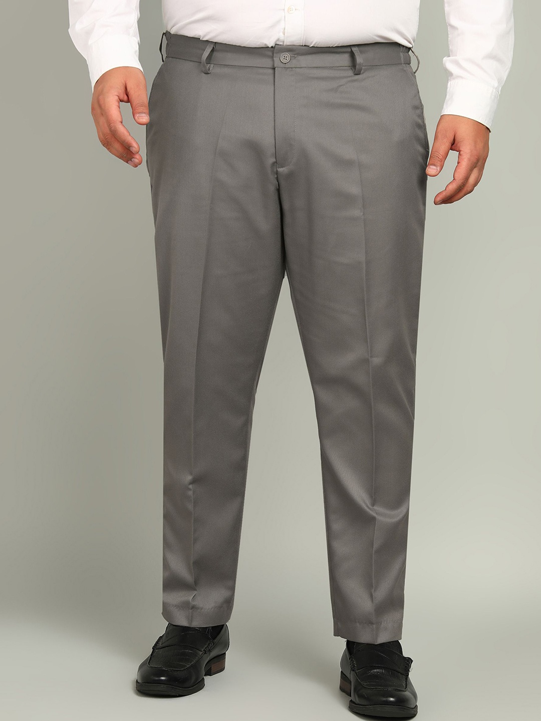 

VEI SASTRE Plus Size German Grey Formal Trouser