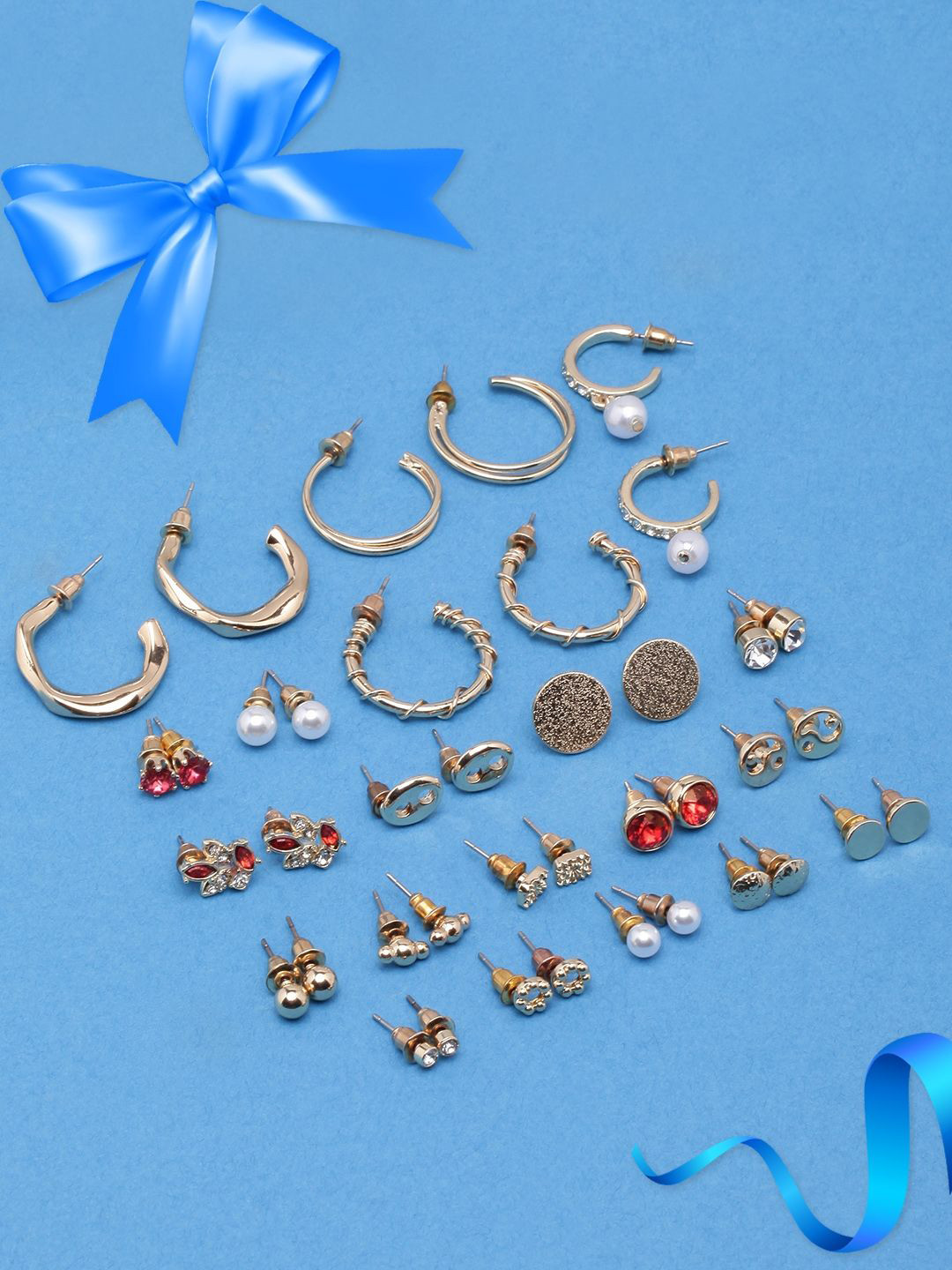 

KPOP Contemporary Drop Earrings, Gold