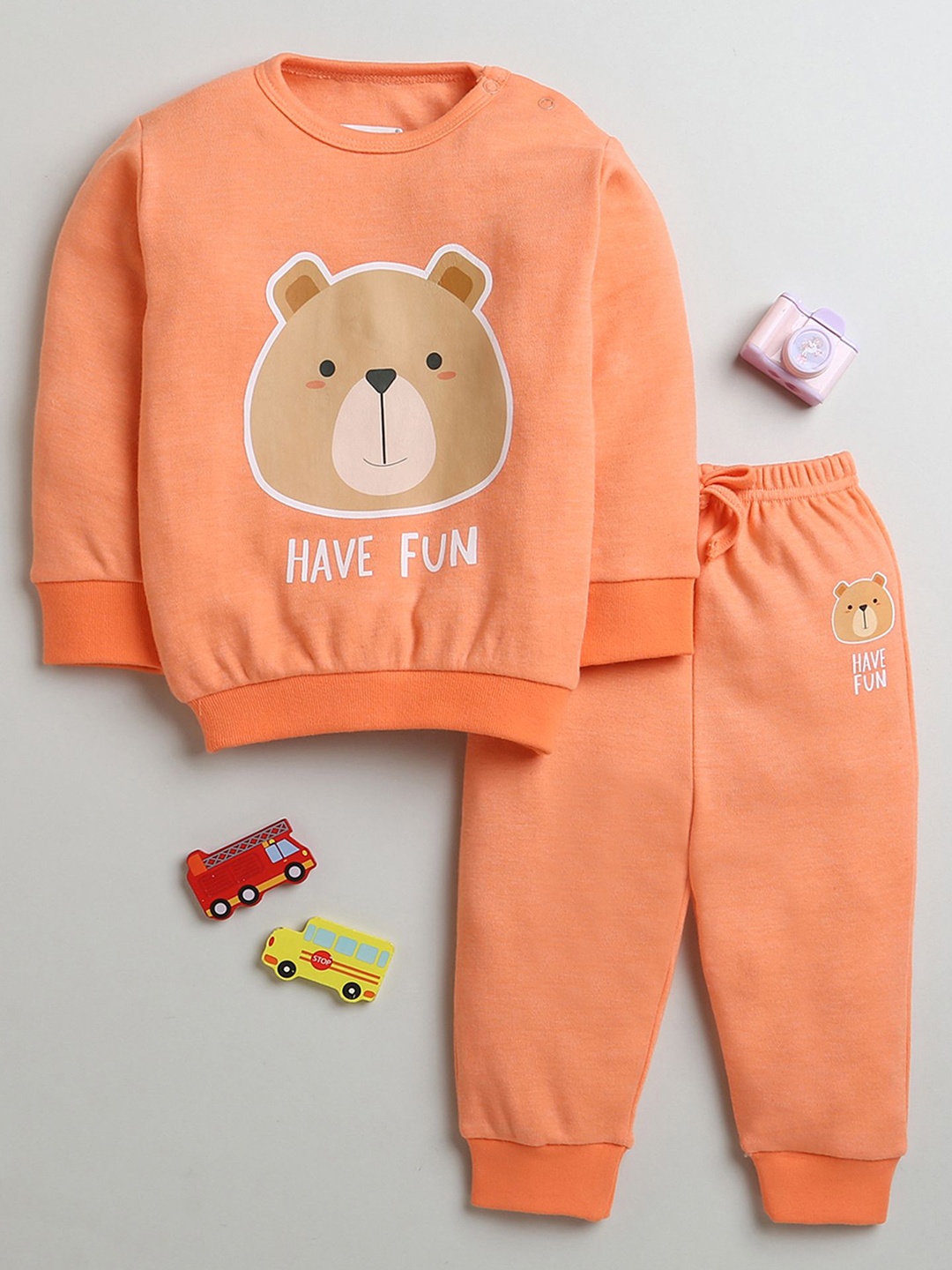 

BUMZEE Boys T-shirt with Pyjamas, Orange