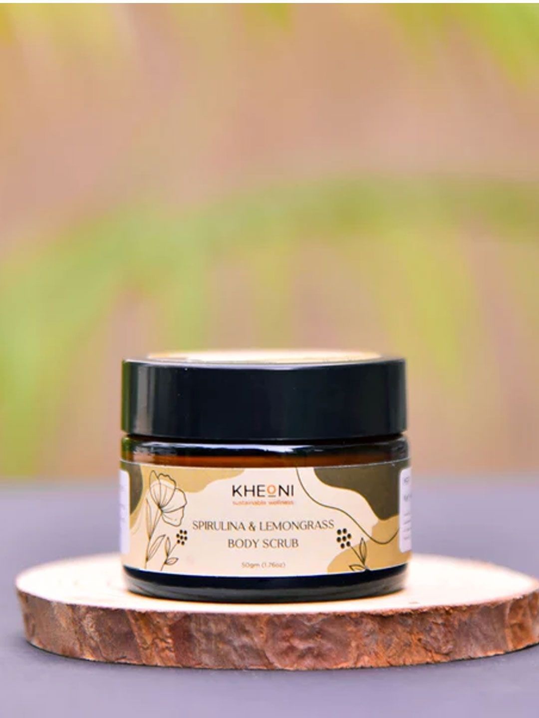 

Kheoni Spirulina & Lemongrass Body Scrub - 50 g, Yellow