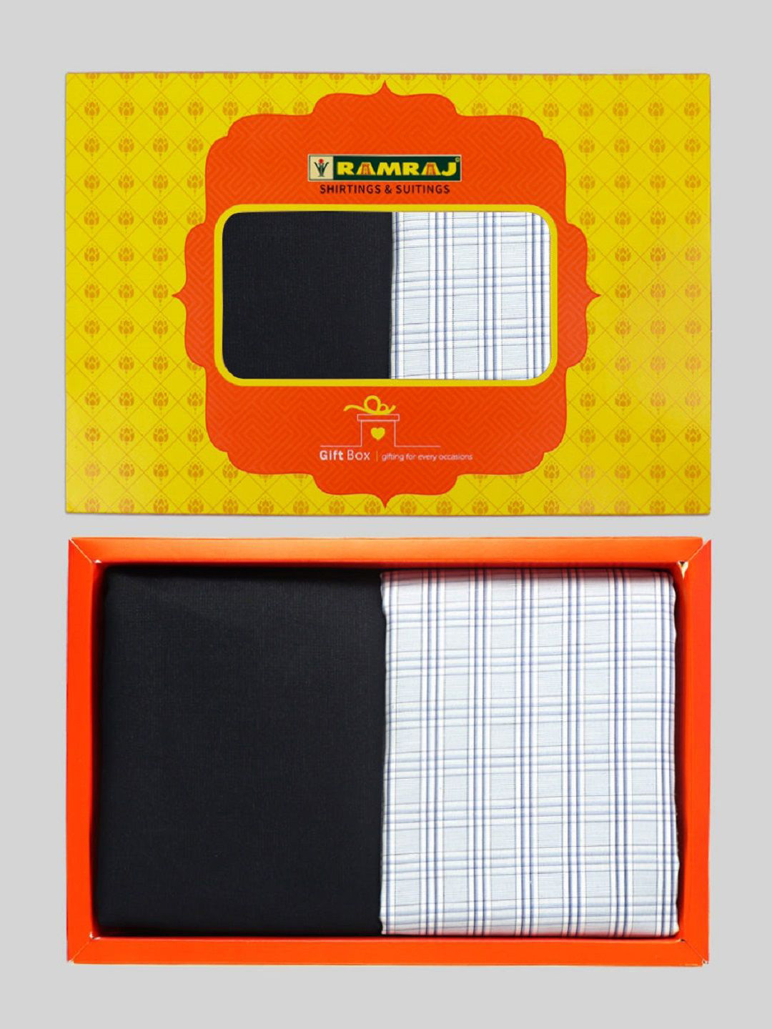 

Ramraj Men Checked Cotton Shirt and Trousers Clothing Fabric, Blue