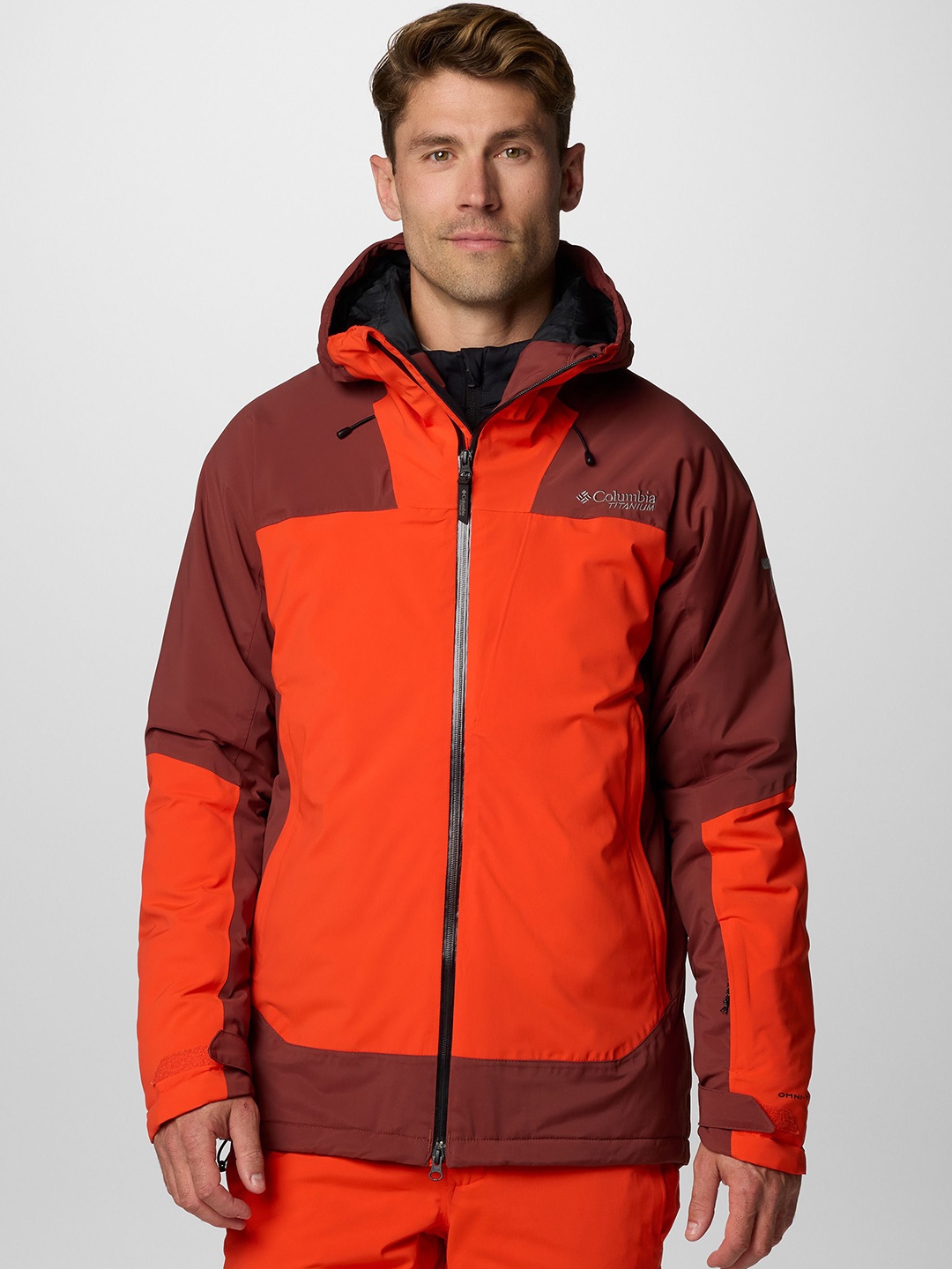 

Columbia Men Cirque Bowl Colourblocked Sporty Jacket, Red