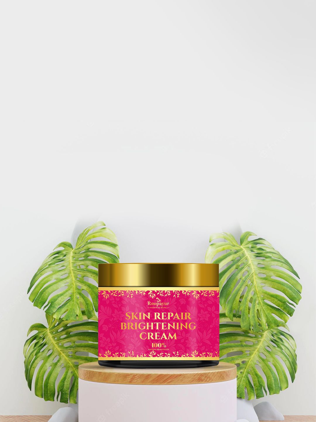 

ROOPAYUR Skin Repair Brightening Cream, Brown