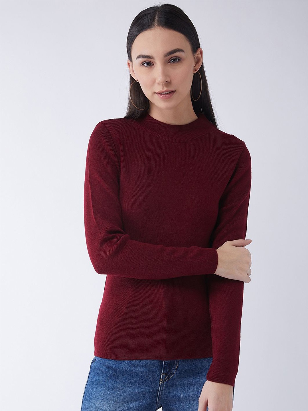 

RVK Women Pullover, Maroon
