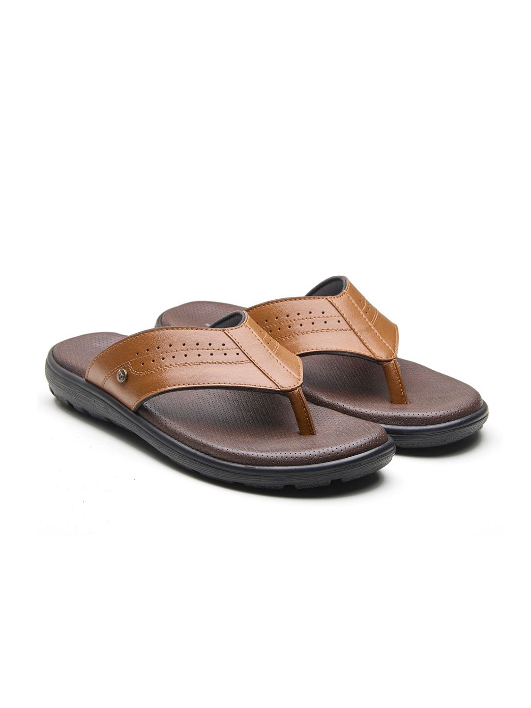 

MICHAEL ANGELO Men Comfort Slip-On Sandal, Tan