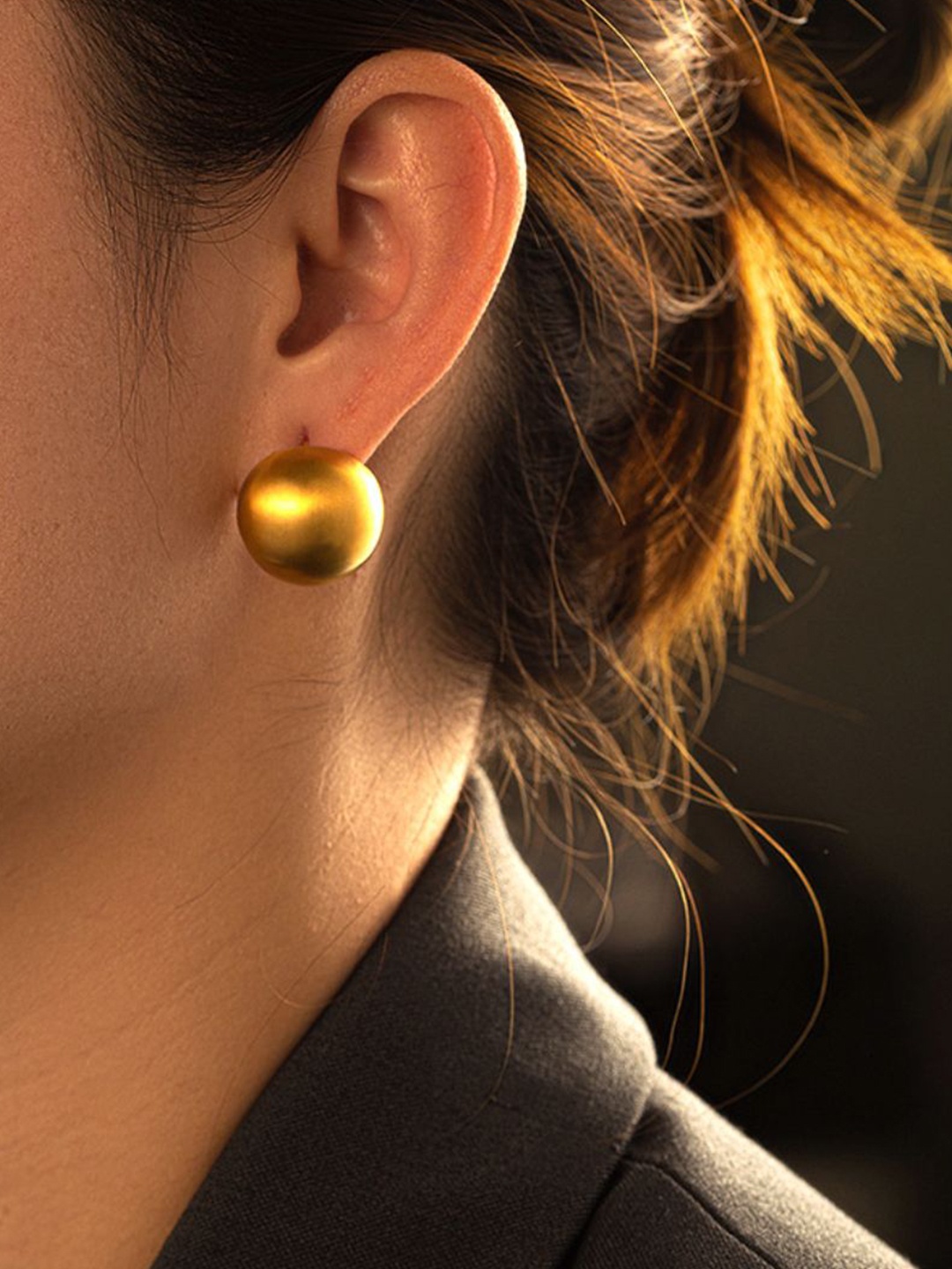 

SALTY Gold-Plated Contemporary Studs