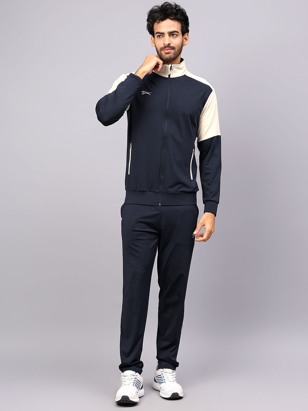 

Shiv Naresh Mid-Rise Sports Track Suit, Navy blue