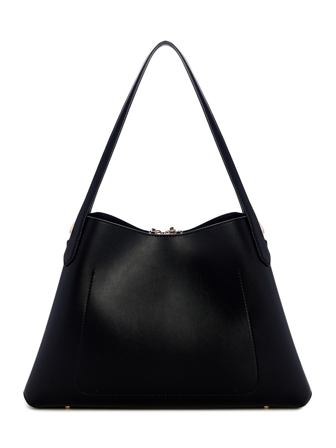 

GUESS Women PU Half Moon Tote Bag, Black