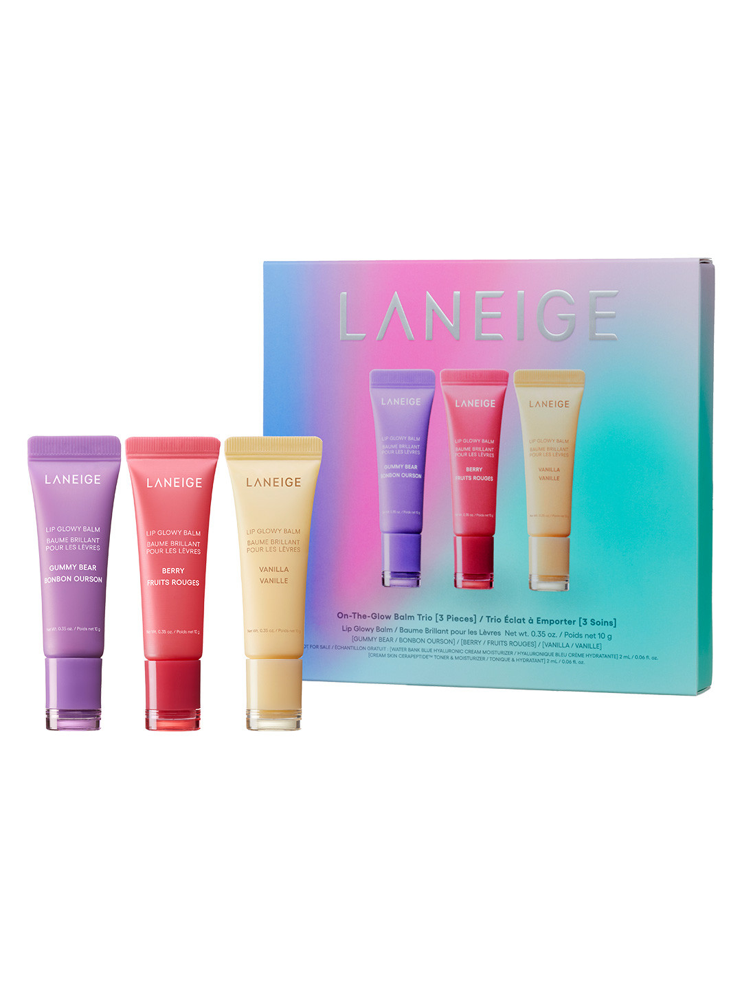 

LANEIGE On-The-Glow Balm Trio - 30 g, Purple