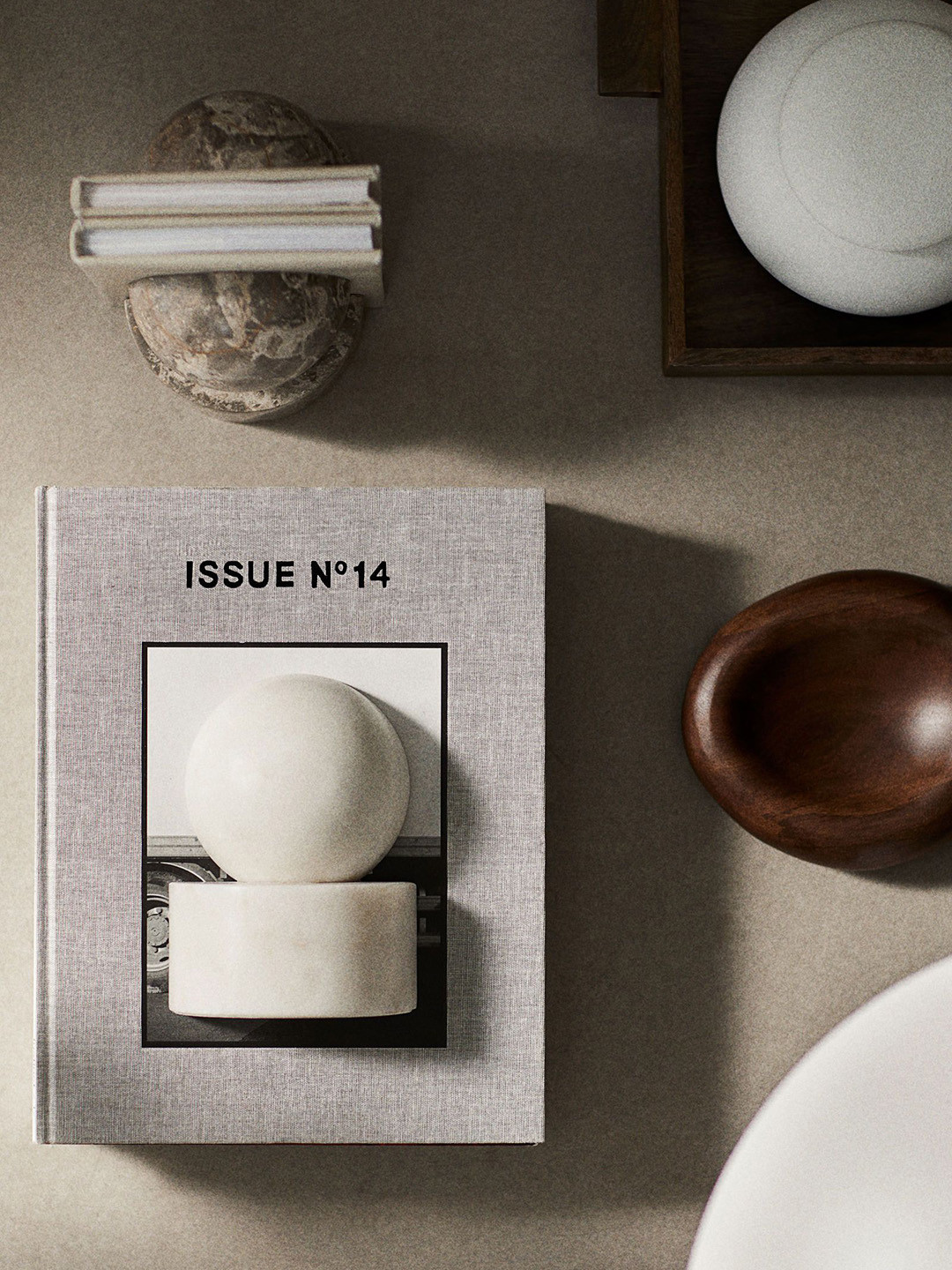 

H&M White Marble Bookend