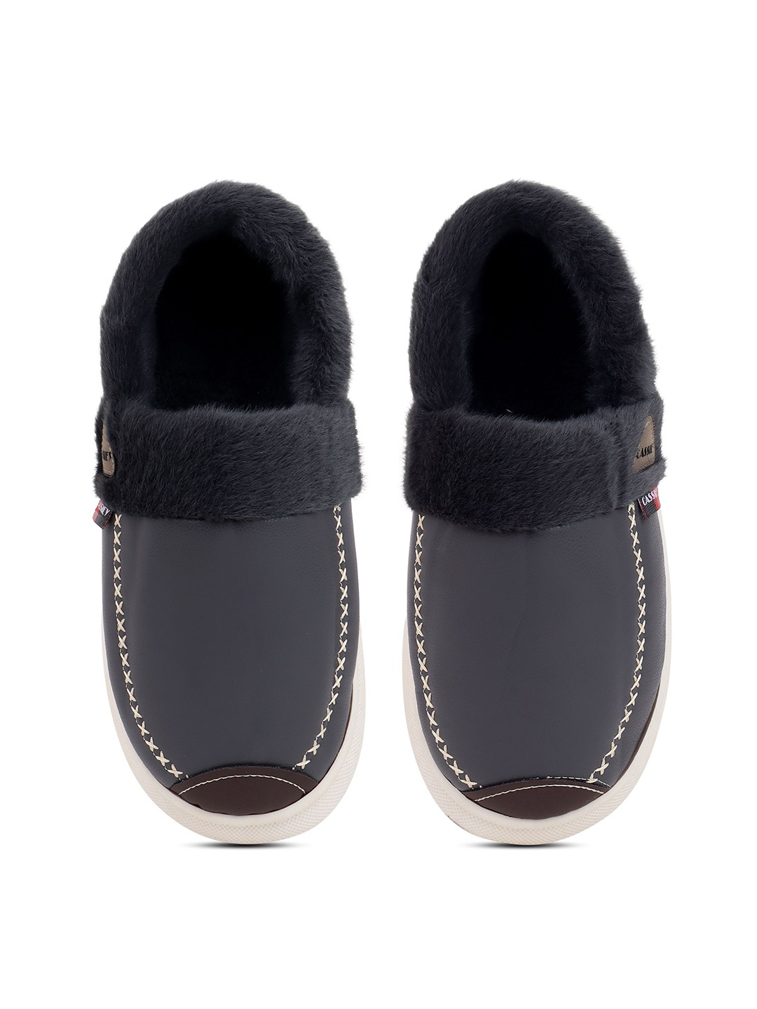 

CASSIEY Men Room Winter Slip-On, Grey