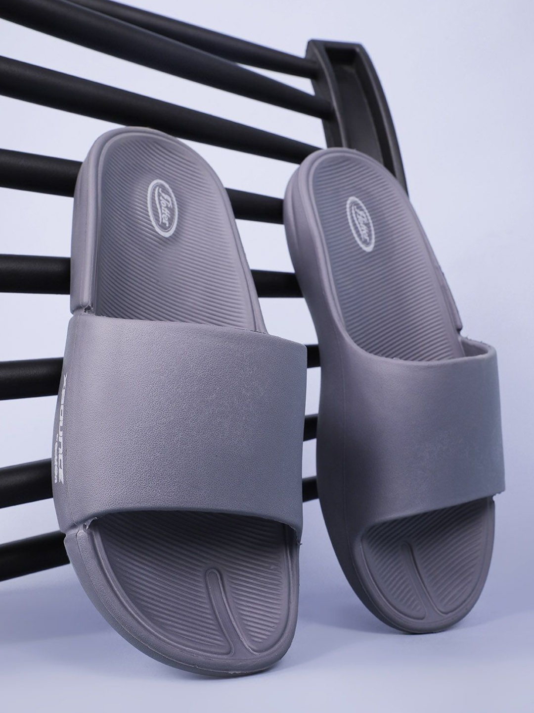 

Action Plus Men Rubber Sliders, Grey