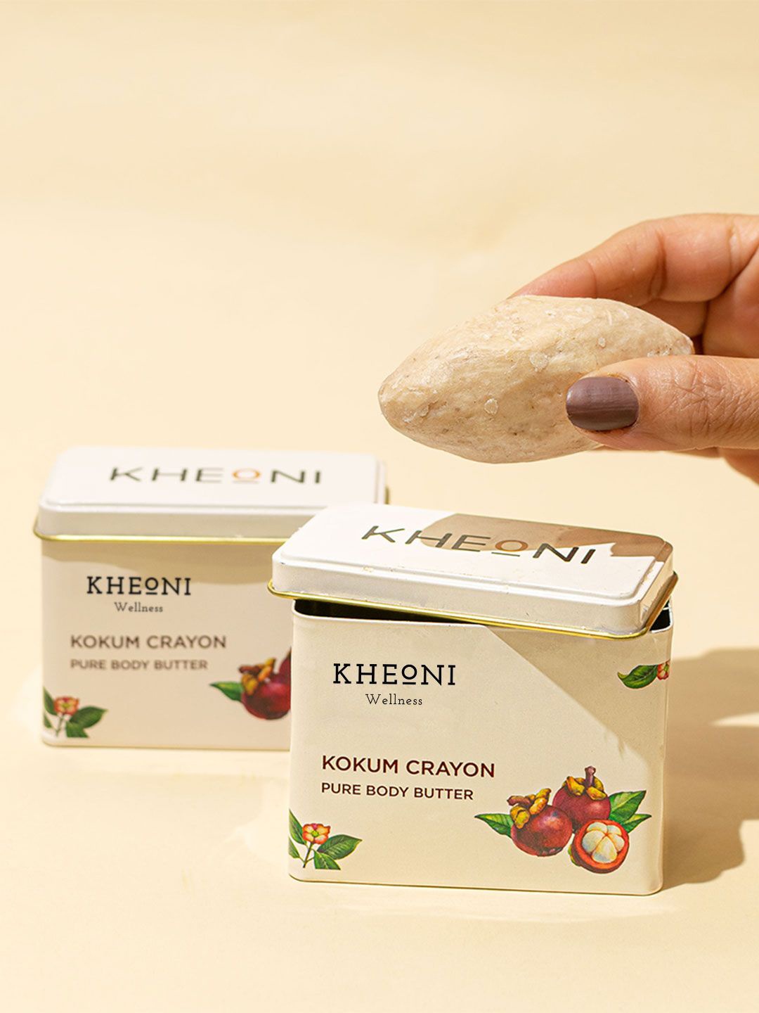 Kheoni Kokum Crayon Pure Body Butter- 100 g, Brown