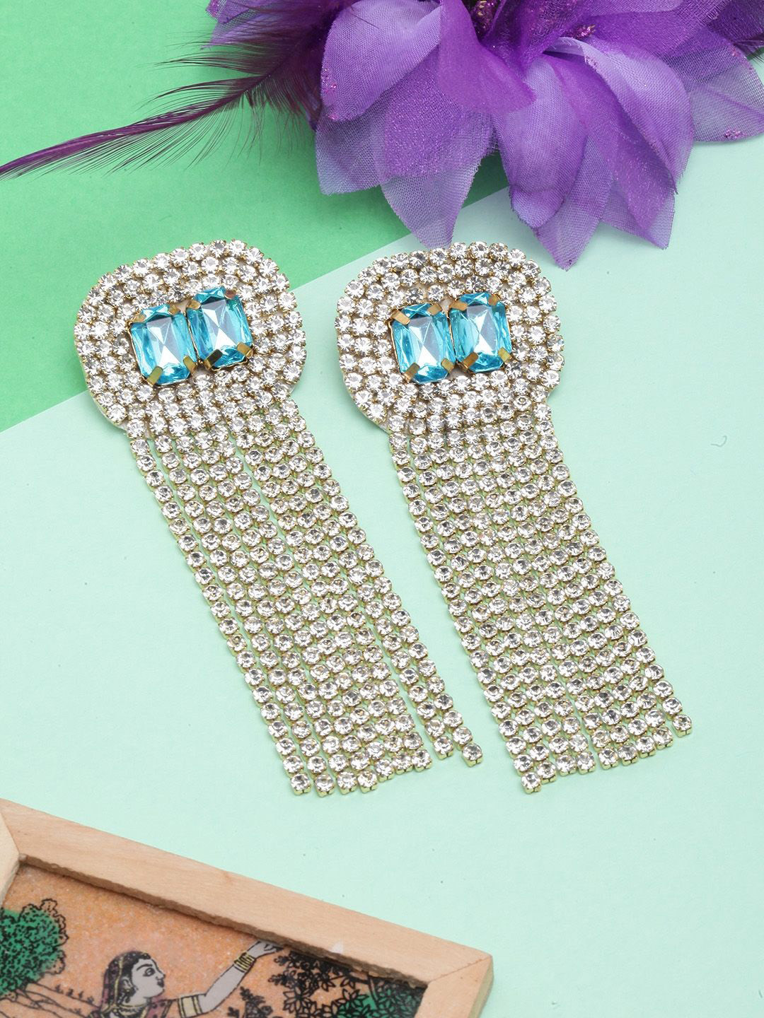 

KPOP Gold-Plated Contemporary Drop Earrings