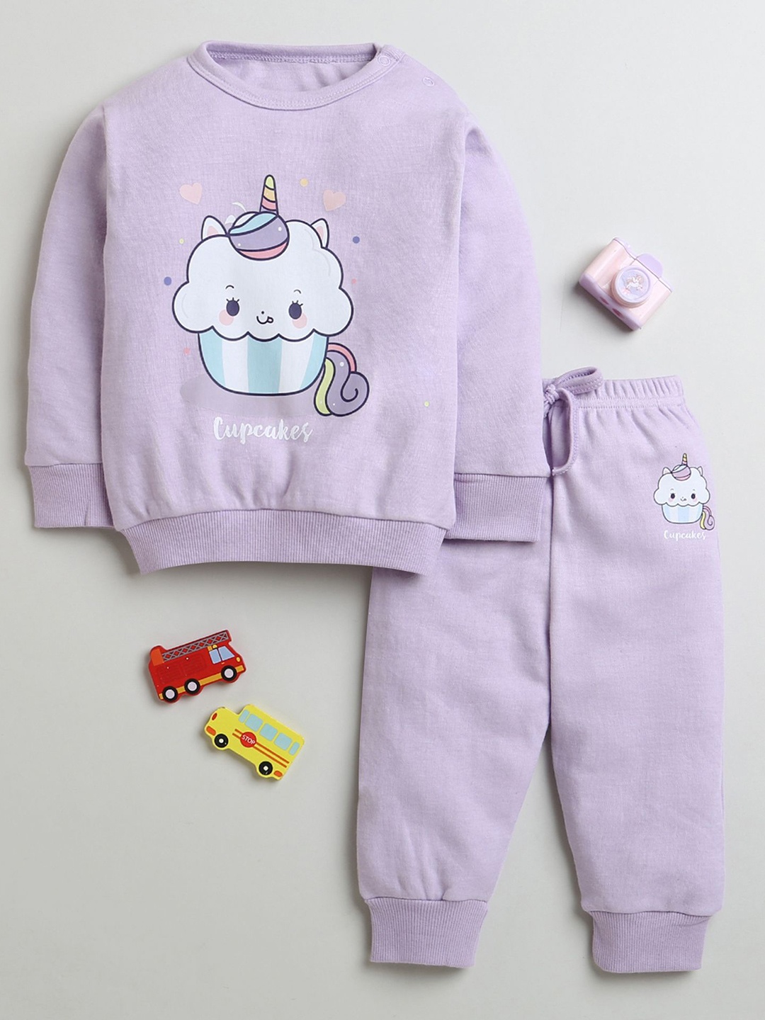 

BUMZEE Girls T-shirt with Pyjamas, Lavender