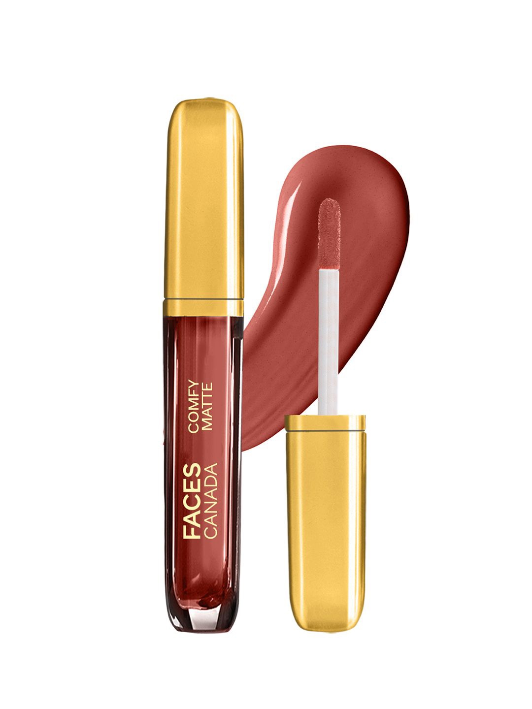 

FACES CANADA Comfy Matte Transfer-Proof Liquid Lipstick 3.8ml - Lowkey Charm 30, Brown