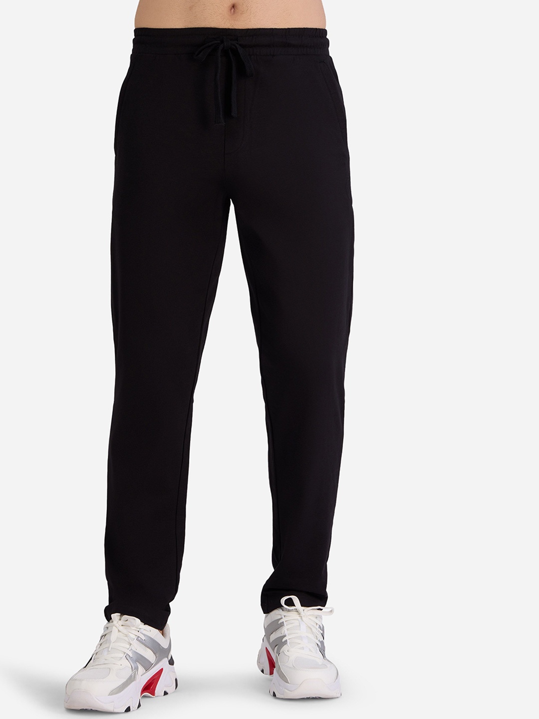 

Skechers ACTIVE WOVEN Men Mid Rise Track Pants, Black