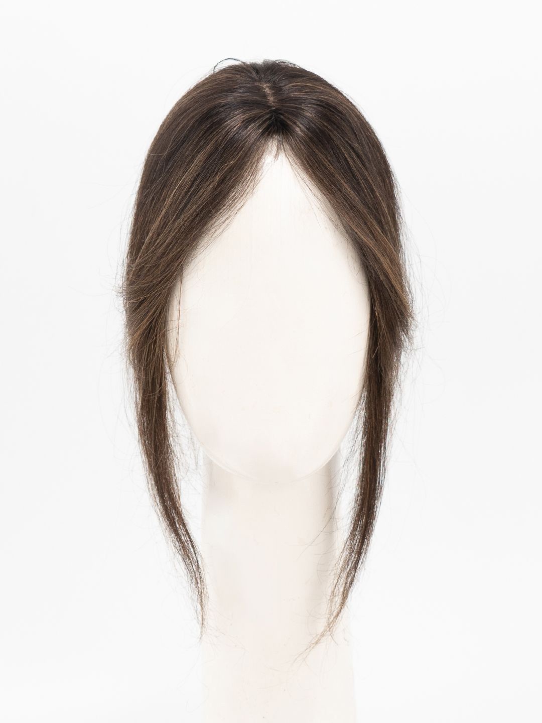 

GEMERIA HAIR Mini Topper With Curtain Bangs - Ash Brown Balayage