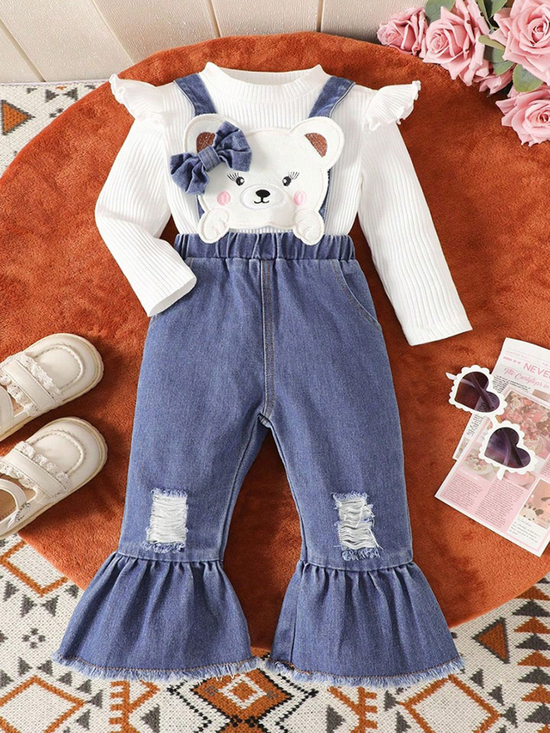 

INCLUD Girls Trousers, Blue