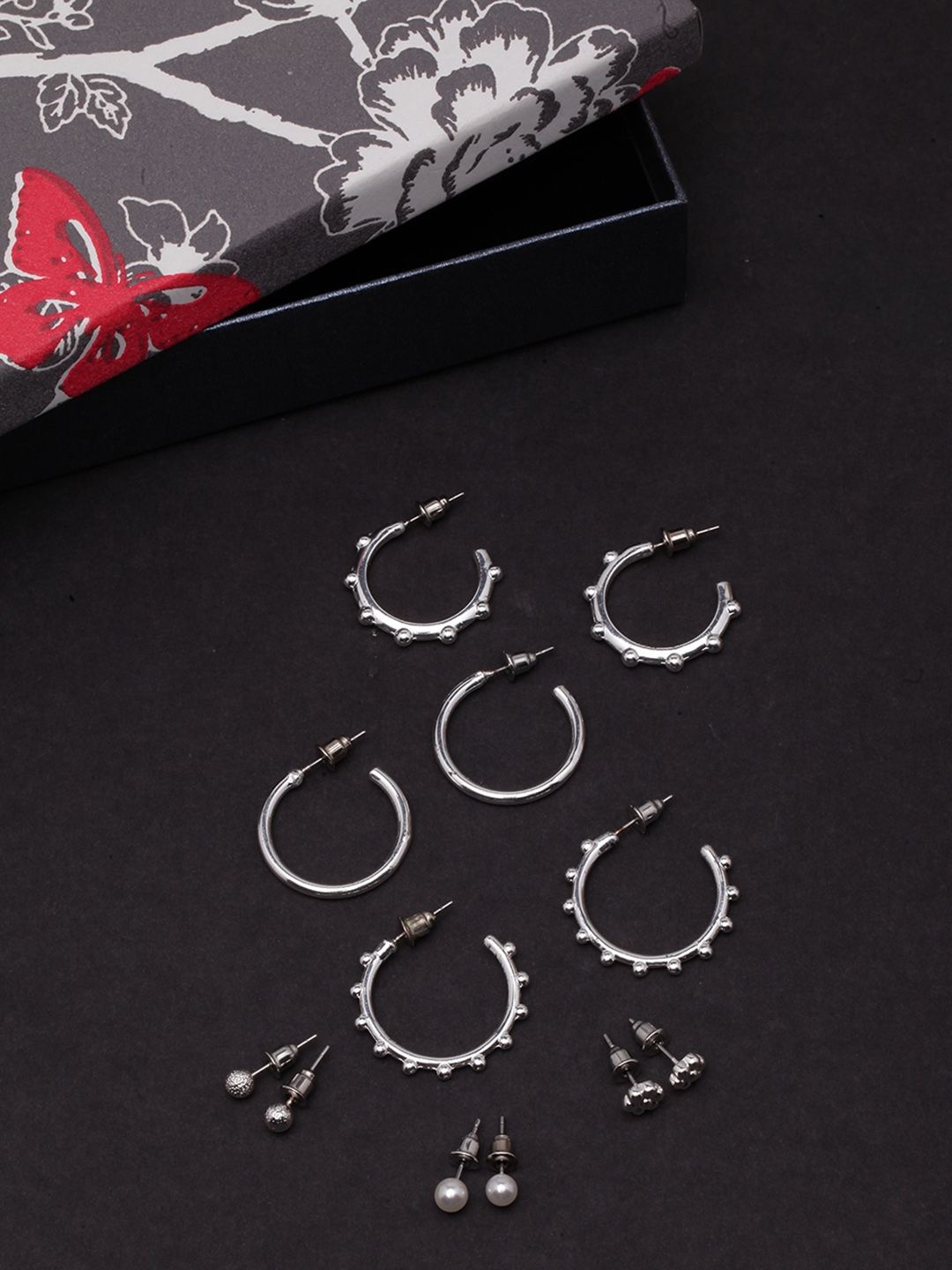

KPOP Circular Drop Earrings, Gold