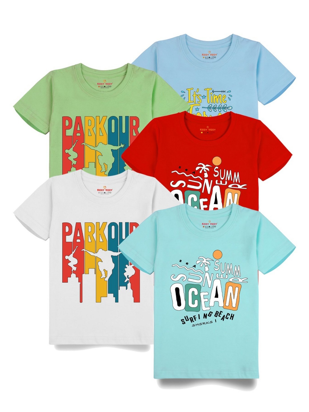 

AUSK Boys 5 Printed Applique T-shirt, Red