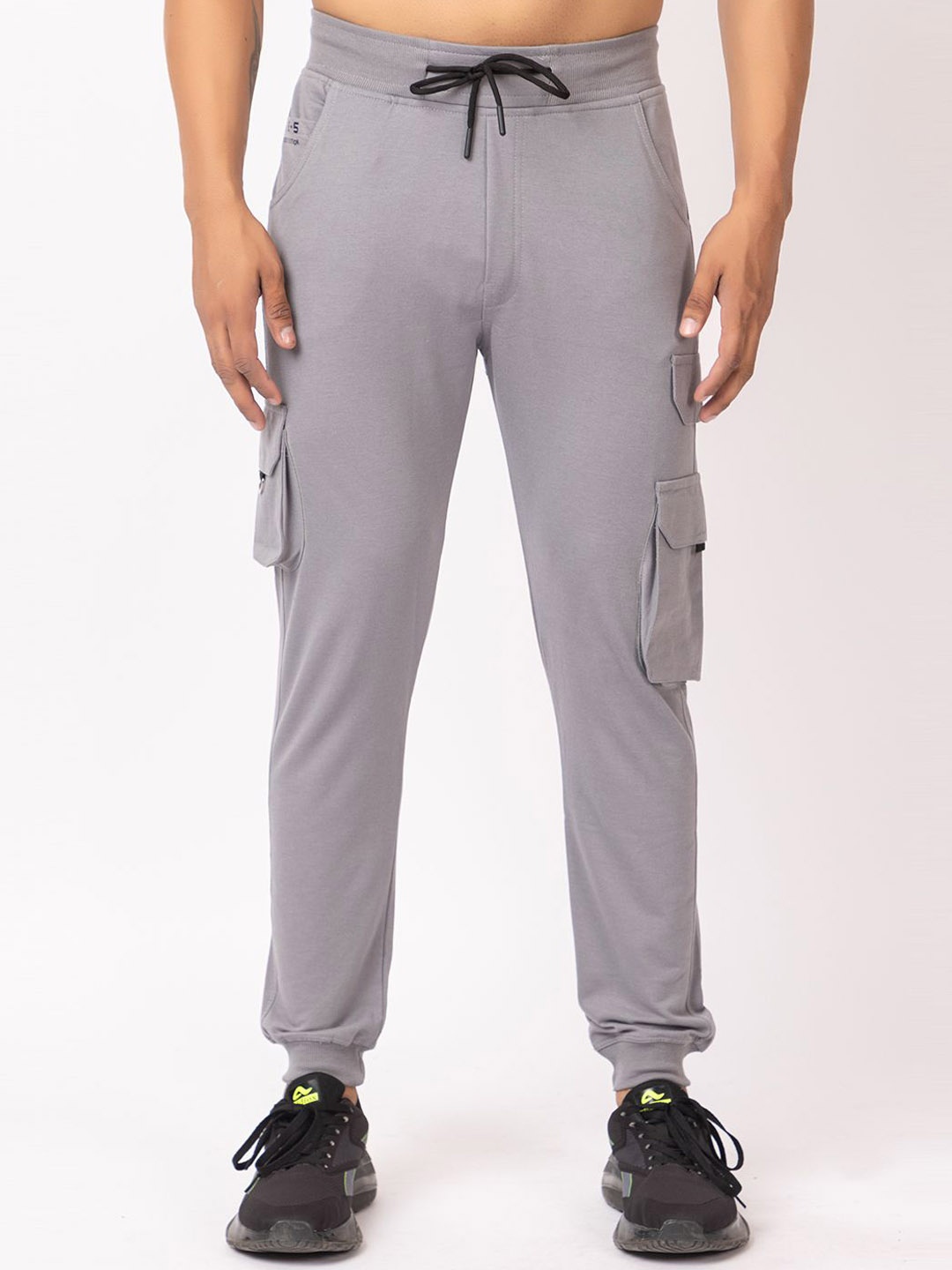 

GEE 5 Men Mid Rise Joggers, Grey