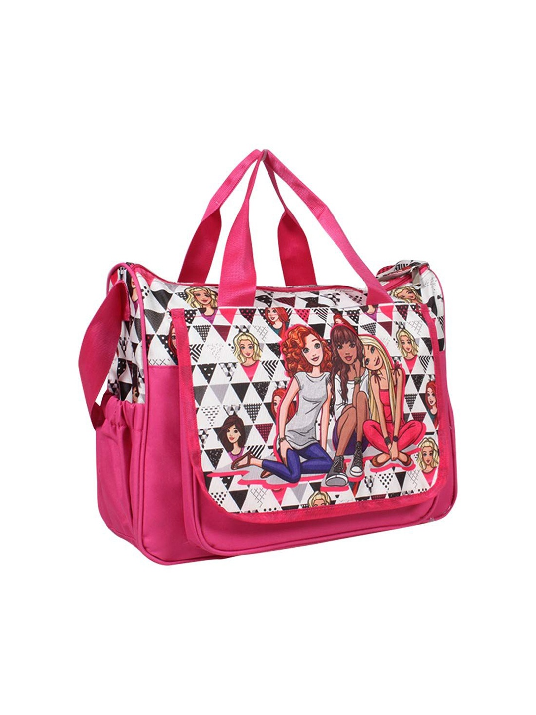 

prettykrafts Women Printed Tote Bag, Pink