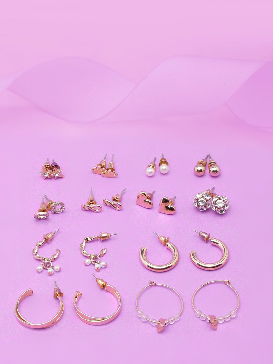 

KPOP Contemporary Drop Earrings, Gold