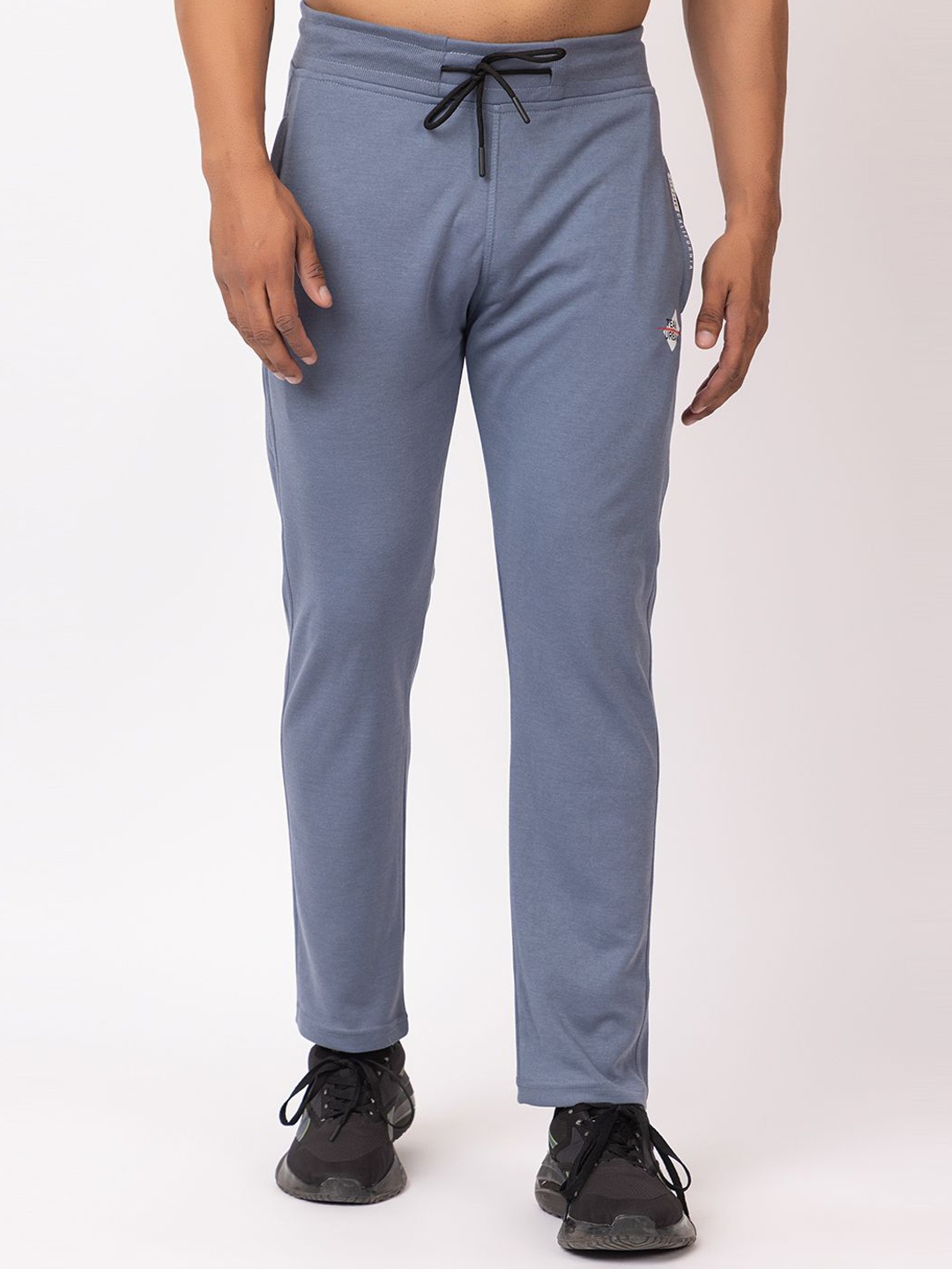 

GEE 5 Men Straight Fit Mid-Rise Track Pants, Blue