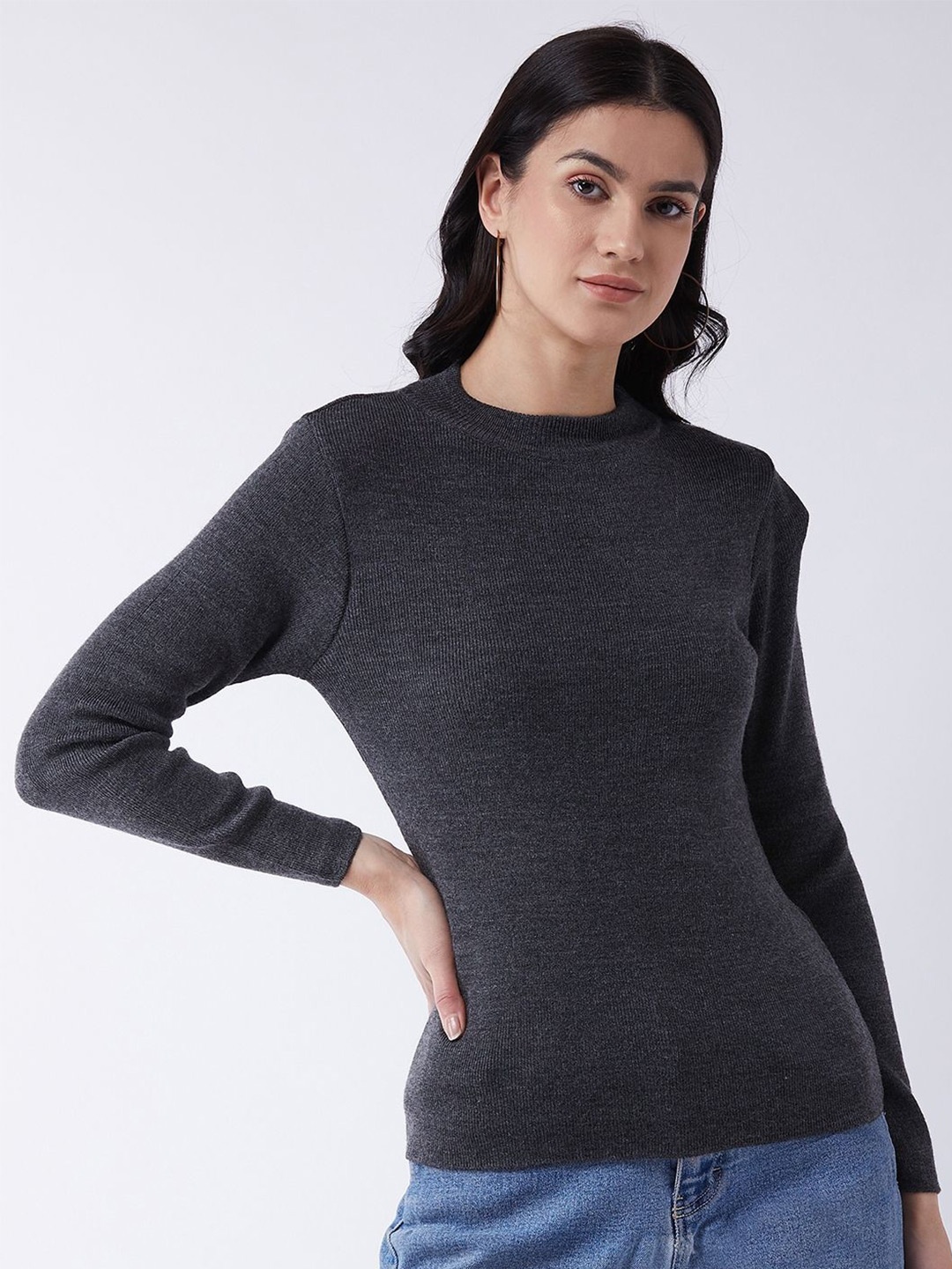 

RVK Women Pullover, Charcoal