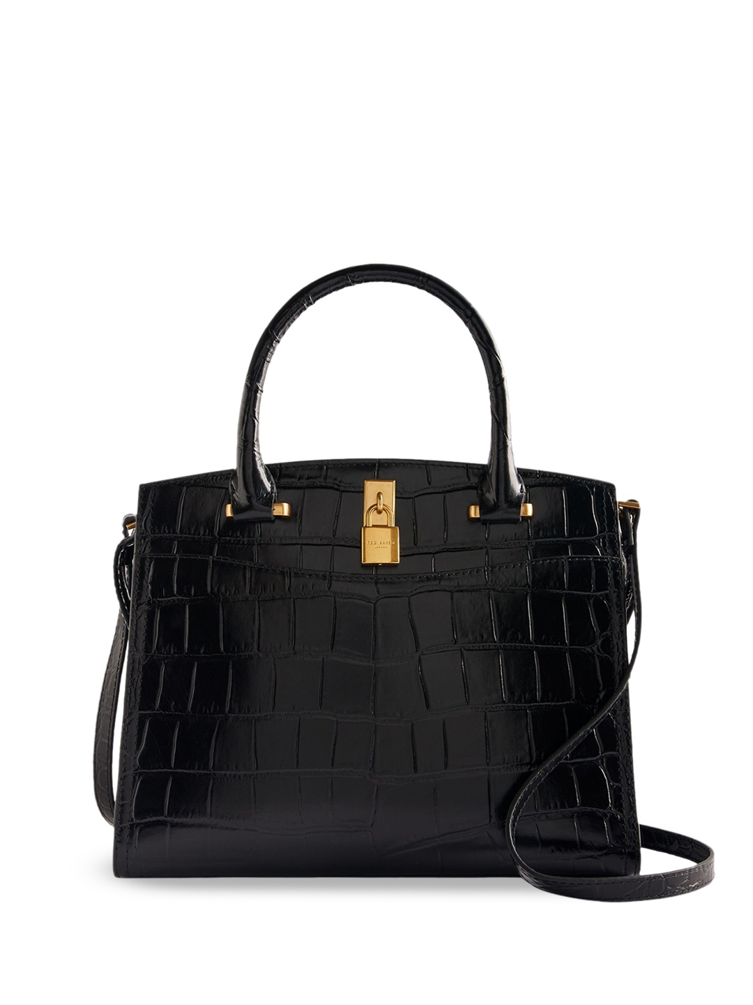 

Ted Baker Textured Leather Shopper Shoulder Bag with Tasselled, Black