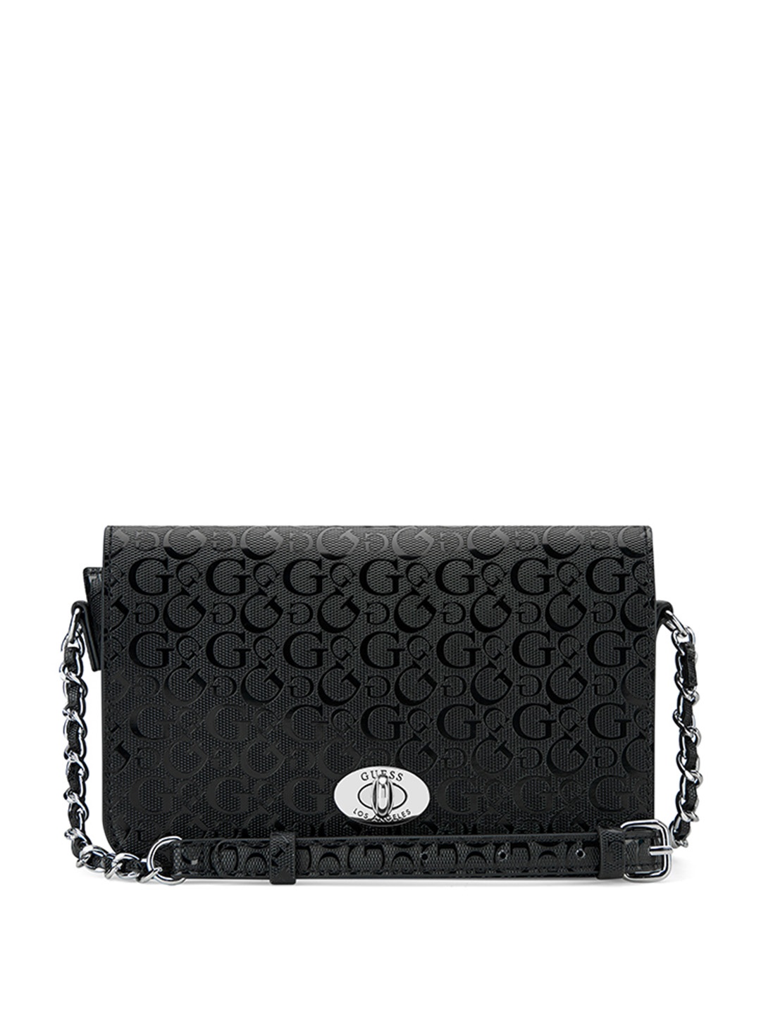 

GUESS Printed Shoulder Bag, Grey