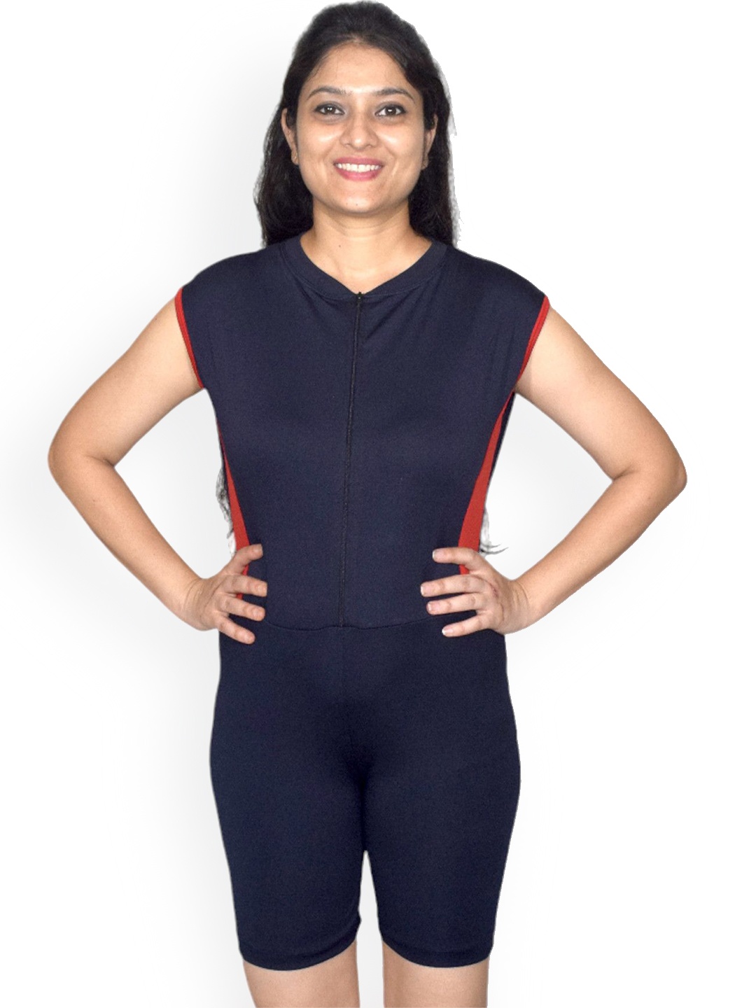 

Aqua Holic Women Round Neck Legsuit, Blue